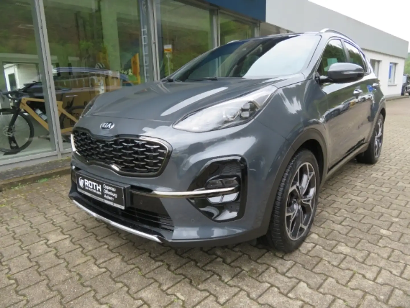 Kia Sportage GT Line 4WD CRDi Mild Hybrid Navi Leder Soundsyste Grau - 2