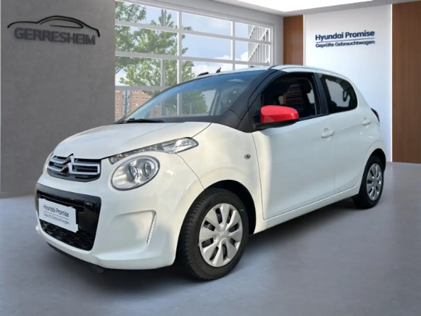 Citroen C1 1.0 Automatik Faltdach Klima Sitzheizung CarPlay A Weiß - 1