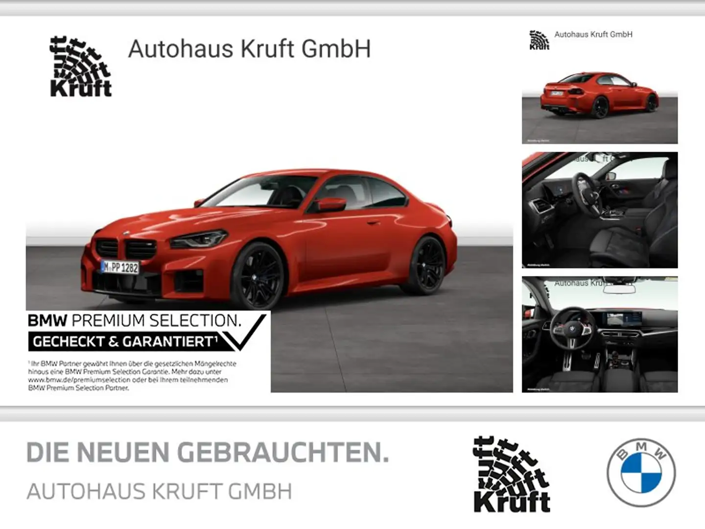 BMW M2 Coupé AUTOM+KAMERA+LC PROF+HUD+HIFI Rot - 1