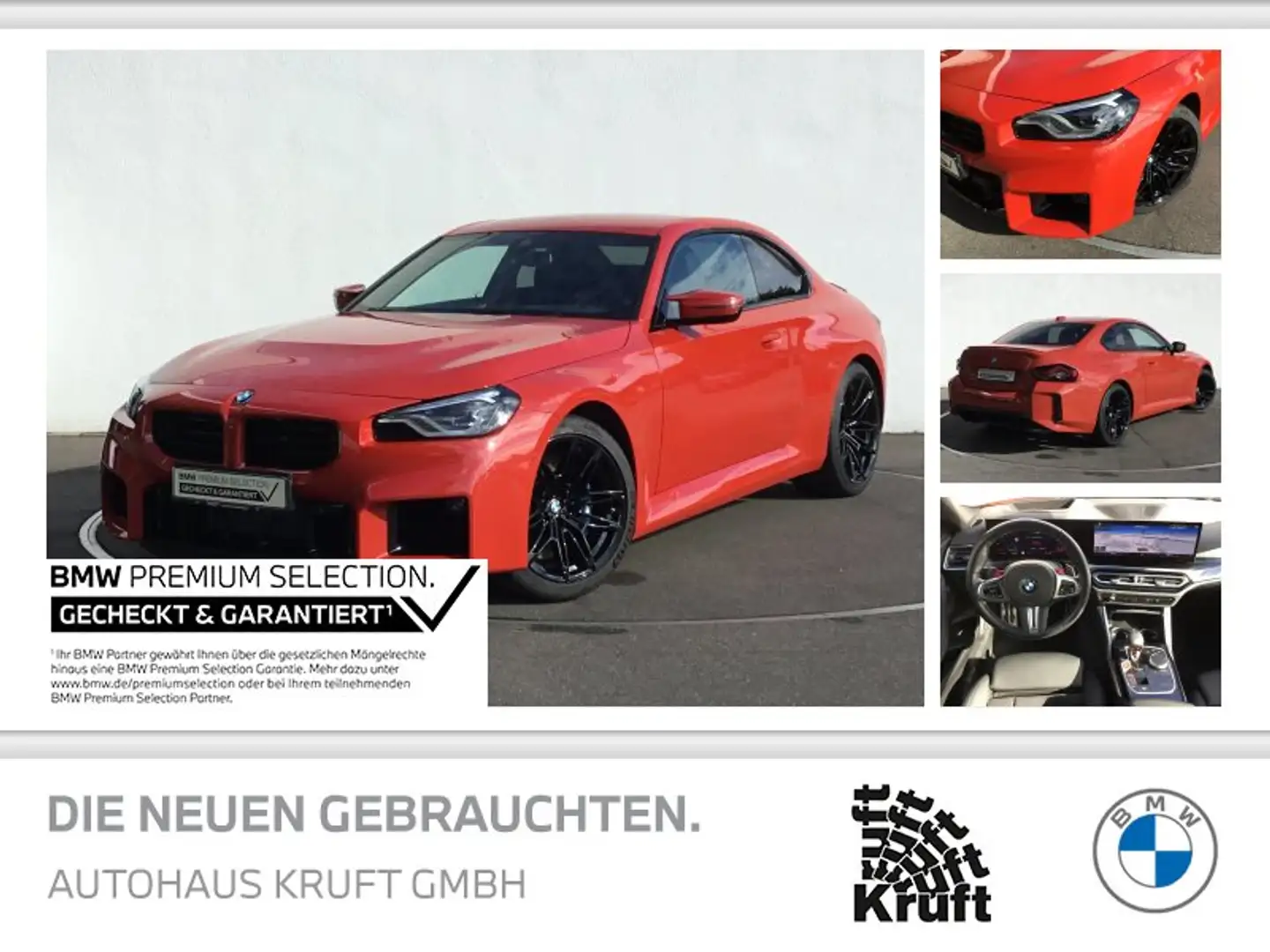 BMW M2 Coupé AUTOM+KAMERA+LC PROF+HUD+HIFI Rouge - 1