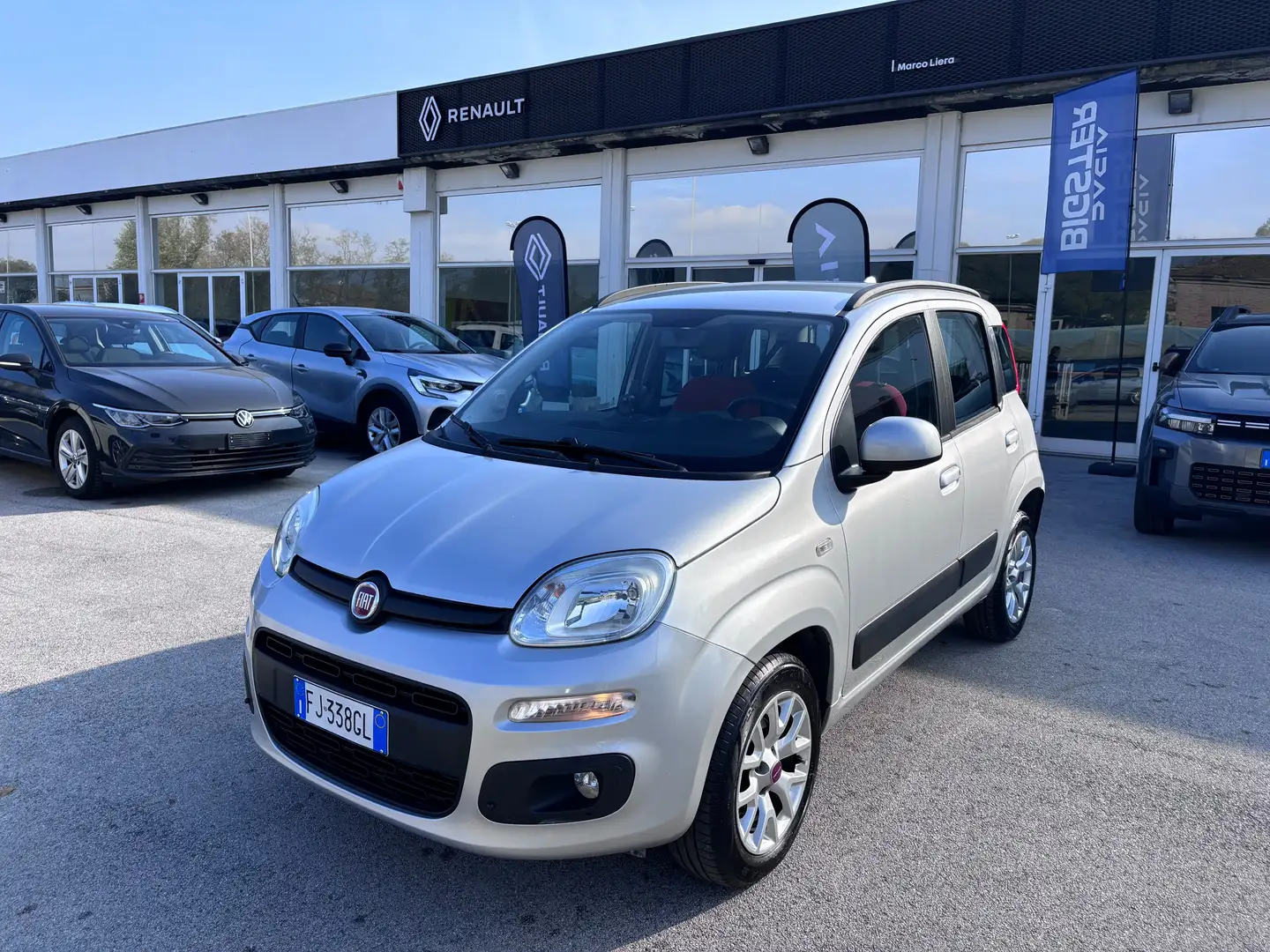 Fiat Panda Panda III 2016 0.9 t.air natural power Lounge 80cv Argent - 1