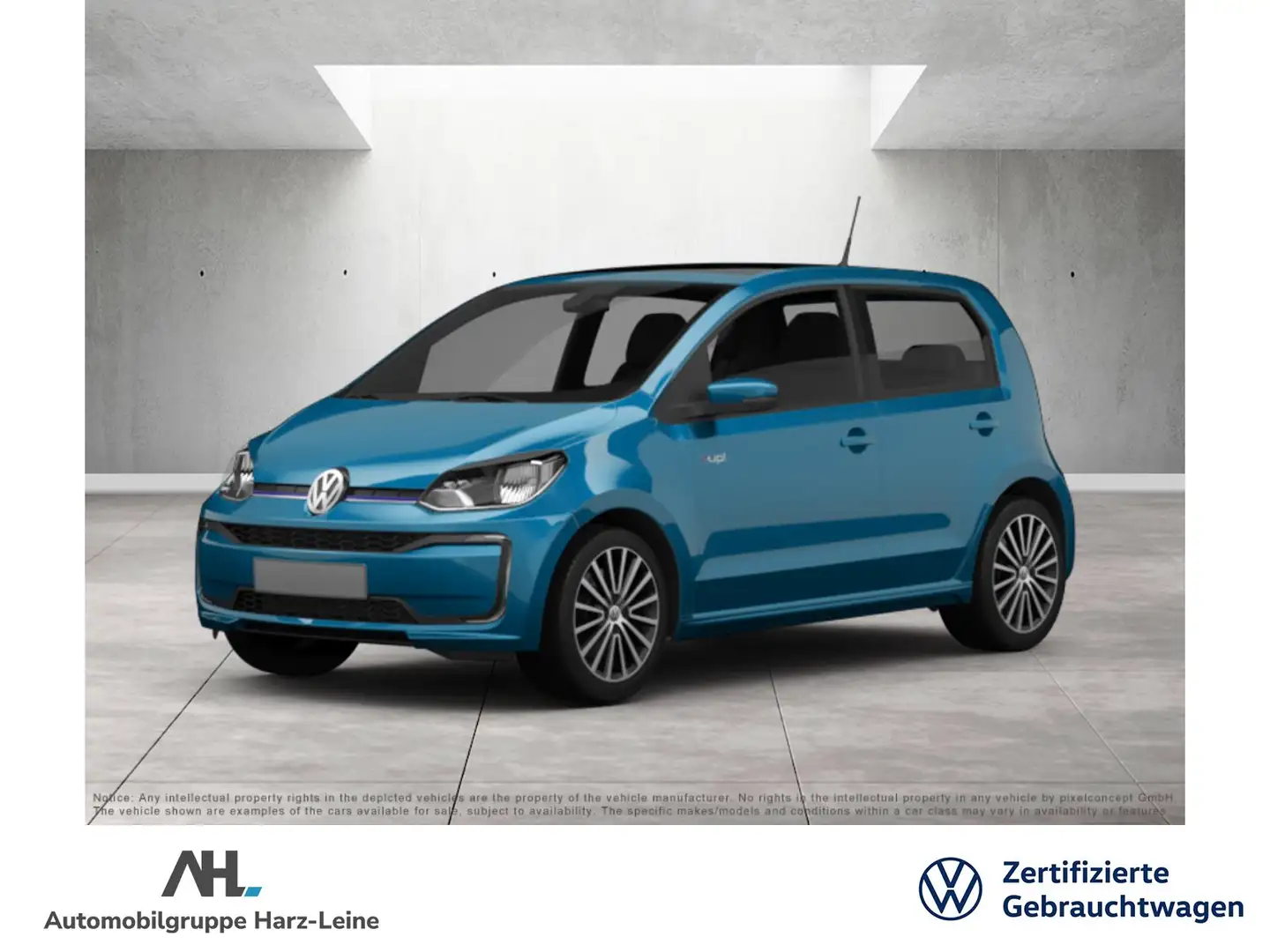Volkswagen up! e-up! Max Klima GRA RFK Bluetooth PDC SHZ Blau - 1