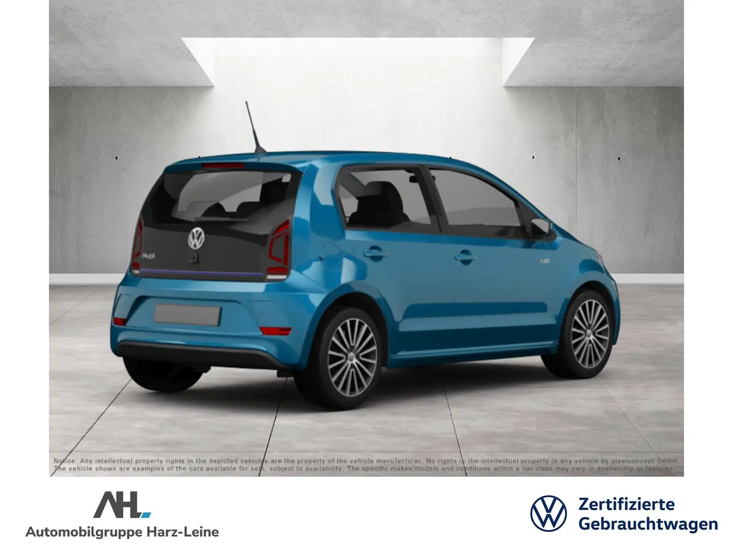 Volkswagen up! e-up! Max Klima GRA RFK Bluetooth PDC SHZ Blau - 2