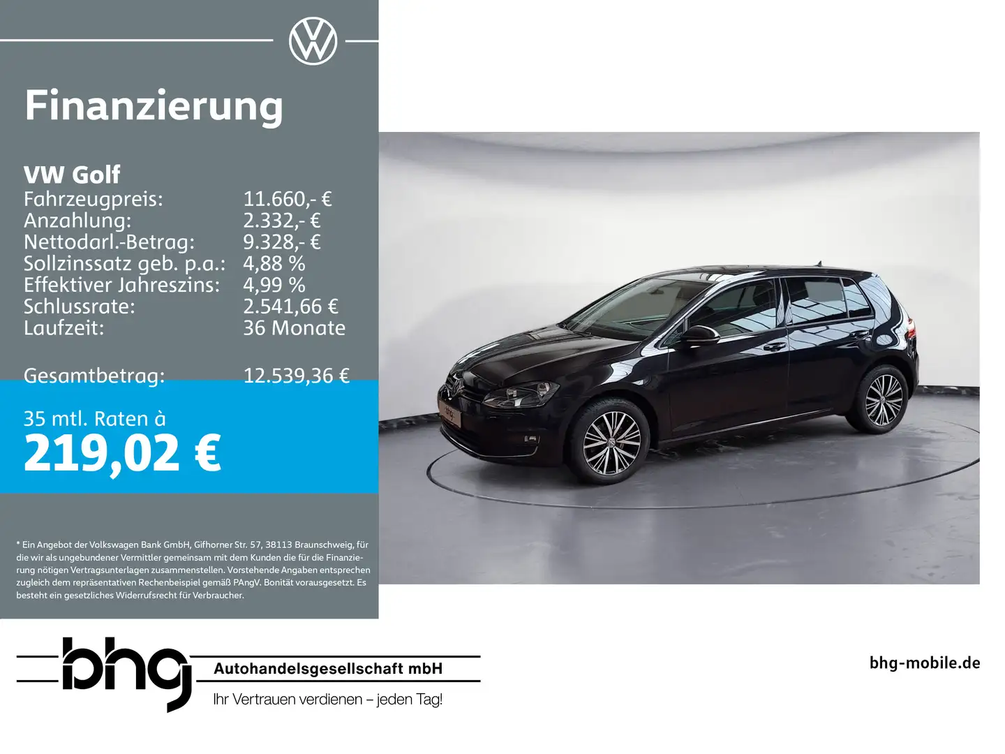 Volkswagen Golf 1.2 TSI BlueMot *NAVI*ISOFIX*BLUETOOTH* Zwart - 1