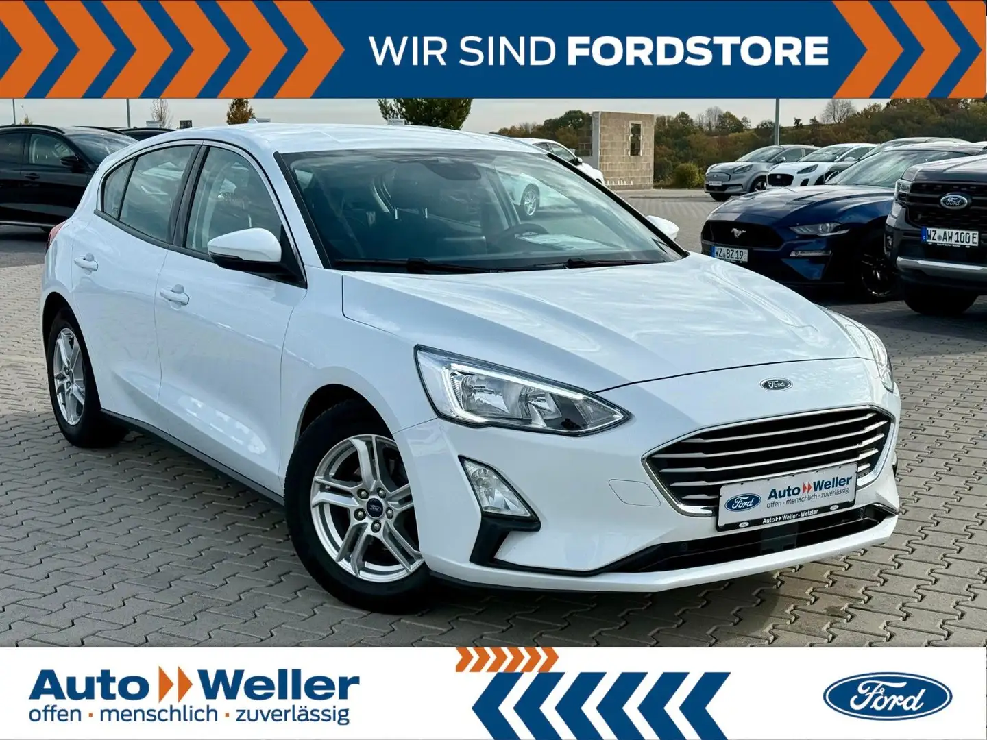 Ford Focus Lim. Cool & Connect 1.0 EcoBoost 1. Hand ! Weiß - 1