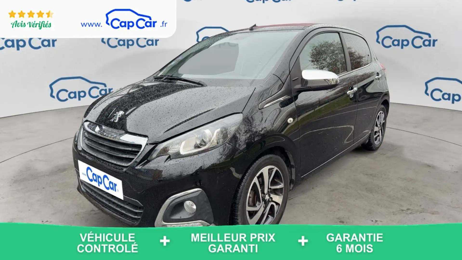 Peugeot 108 1.2 PureTech 82 Allure Top! Noir - 1