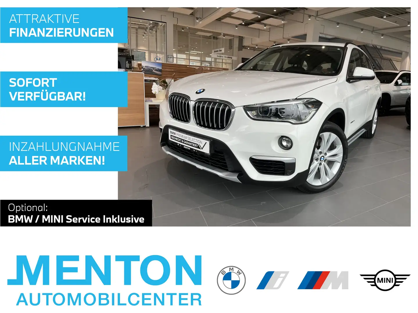 BMW X1 xDrive20d  xLine/HuD/LED/PDC/Pano/Parkass. Wit - 1