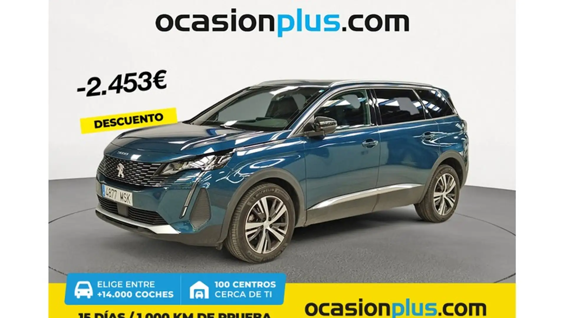 Peugeot 5008 1.6 BlueHDI Allure 7 pl. EAT6 120 Bleu - 1