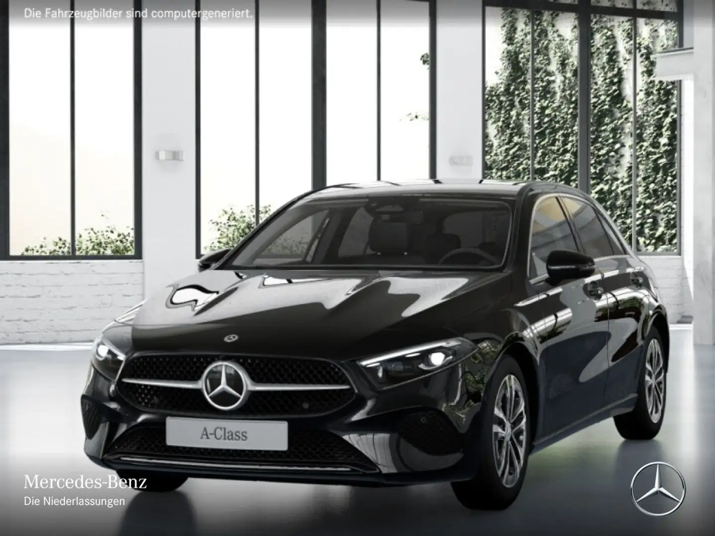 Mercedes-Benz A 200 PROGRESSIVE+MULTIBEAM+KAMERA+TOTW+7G Schwarz - 2