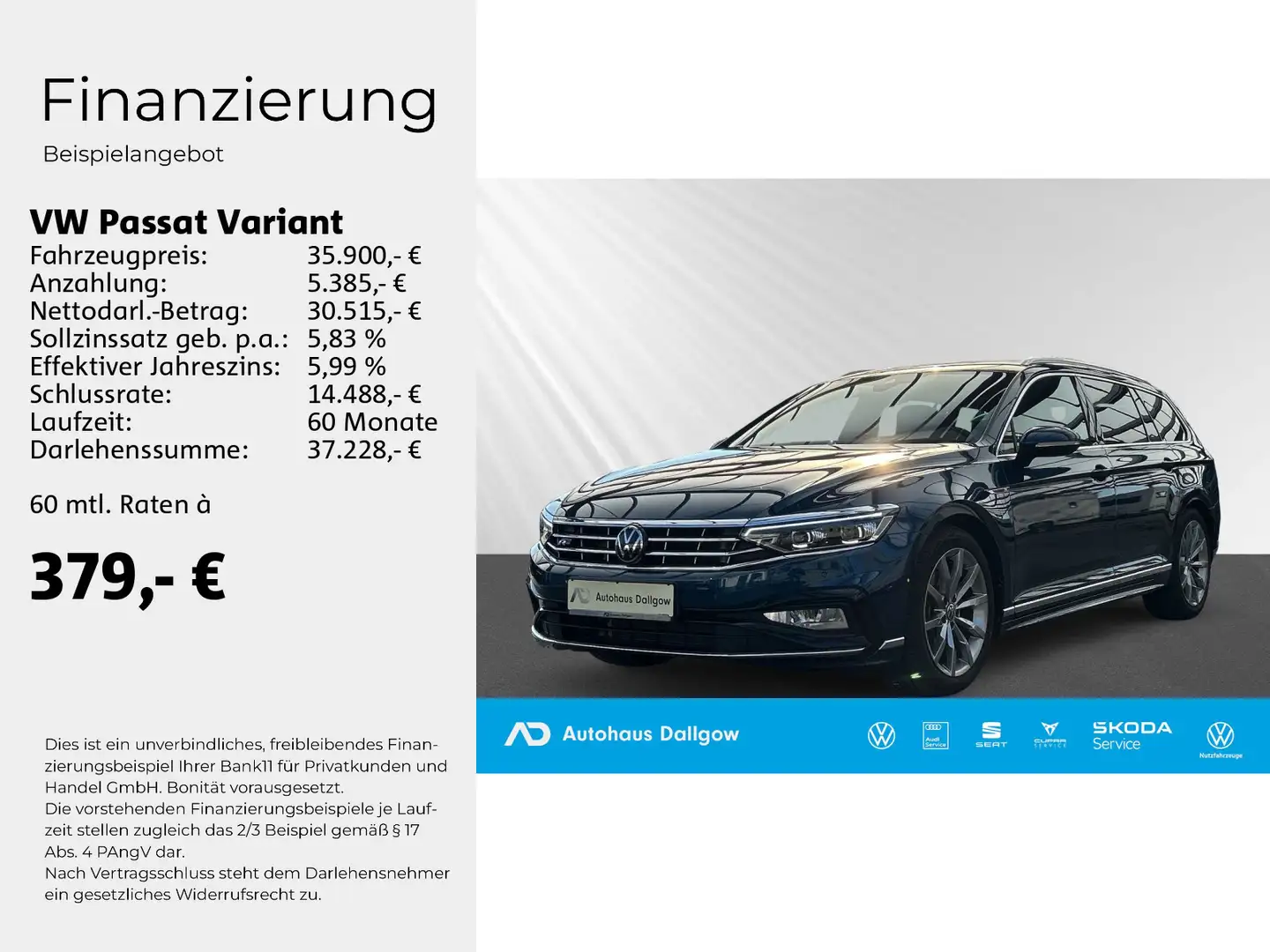 Volkswagen Passat Variant Elegance 1.5 TSI DSG LED+ACC+PDC+ Modrá - 2