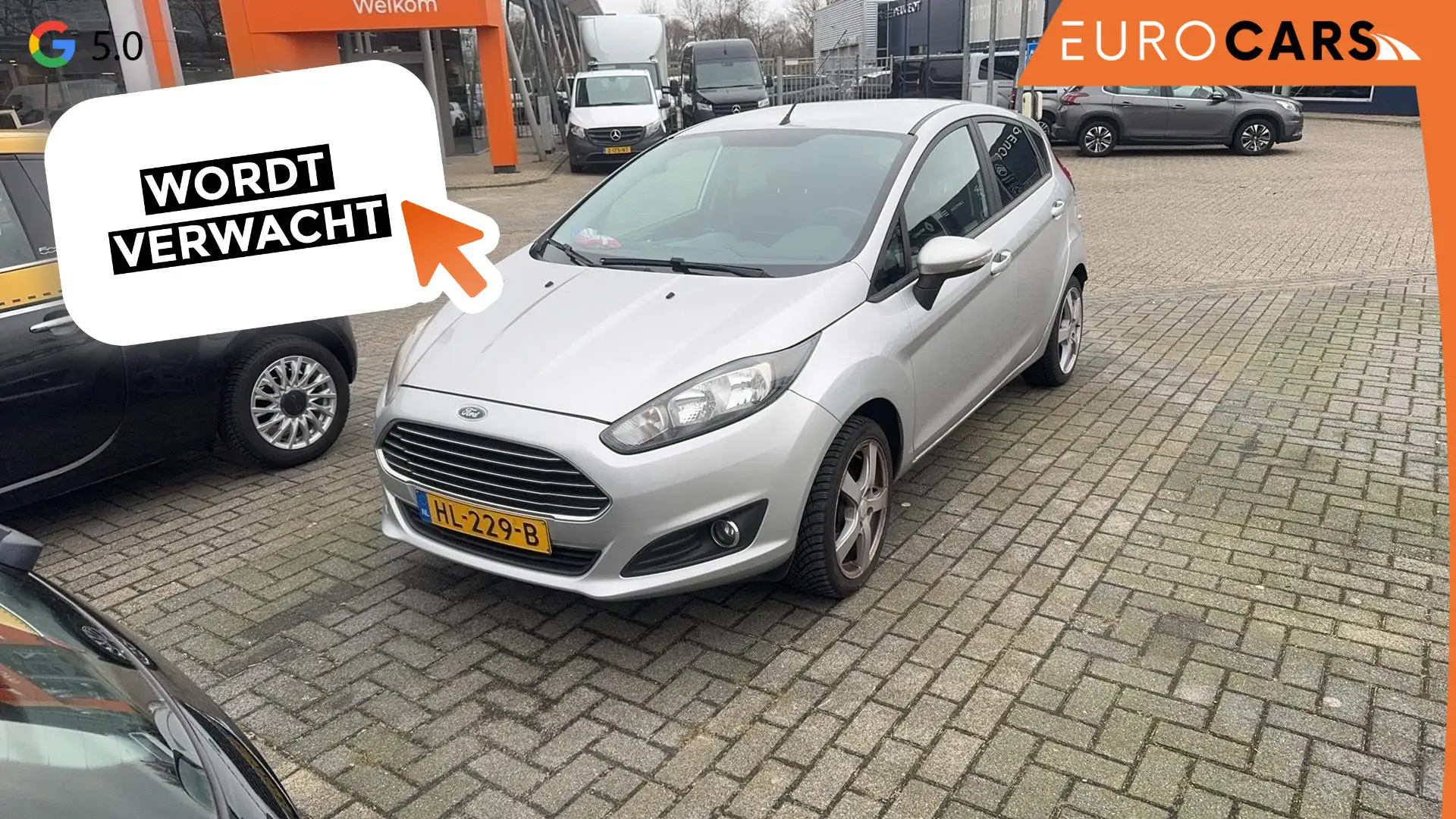 Ford Fiesta 1.0 Style Airco Lichtmetalen velgen Radio Elektris Argent - 1
