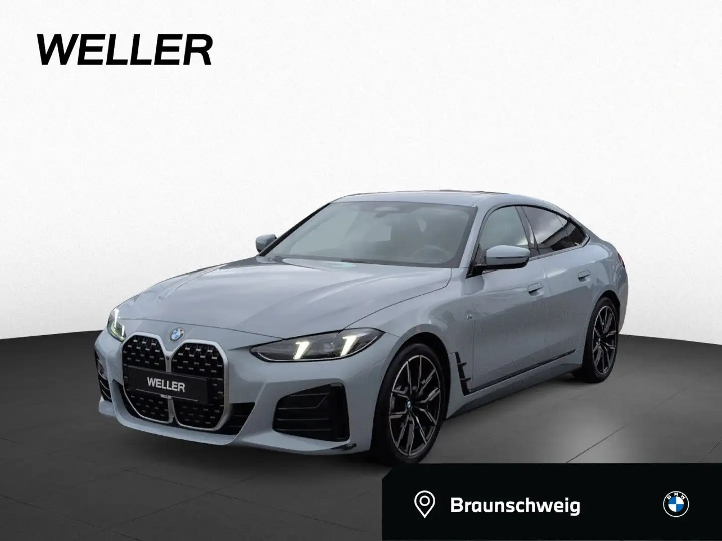BMW 430 i xDrive GC M Sport GSD HUD 360° St+Go HiFi Grijs - 1
