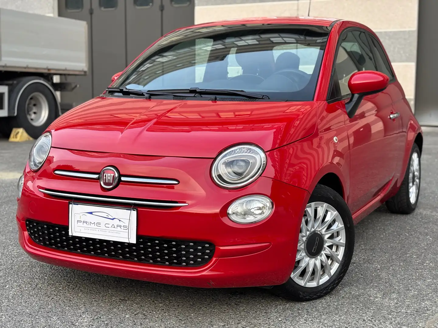 Fiat 500 500 1.0 HYBRID LOUNGE 70CV PERFETTA NEOPATENTATI Rouge - 1