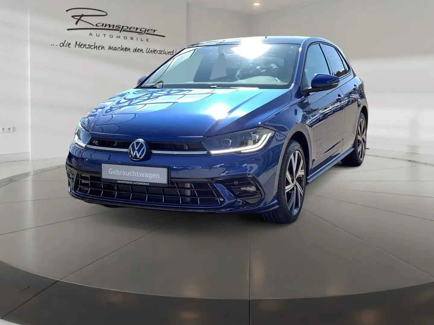 Volkswagen Polo 1.0 TSI DSG R-Line ACC Matrix Pano Kamera Blau - 2