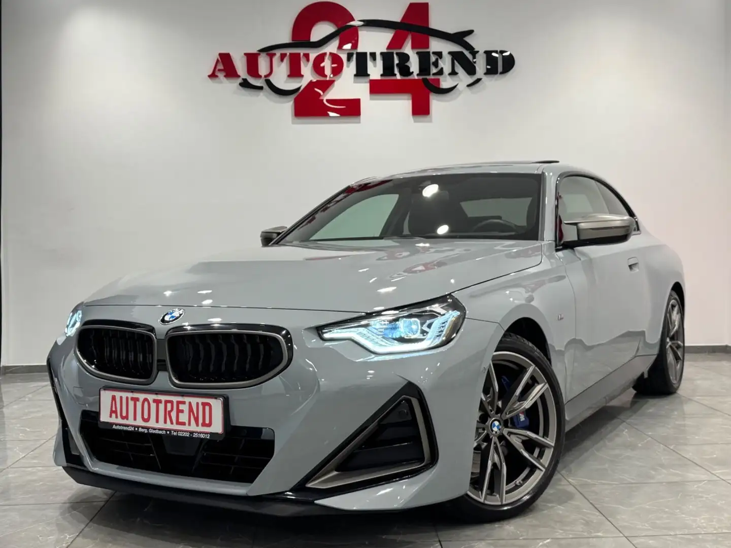 BMW 240 xDrive 1.HAND+4.000KM PANO+HEAD UP+KAMERA Gris - 1