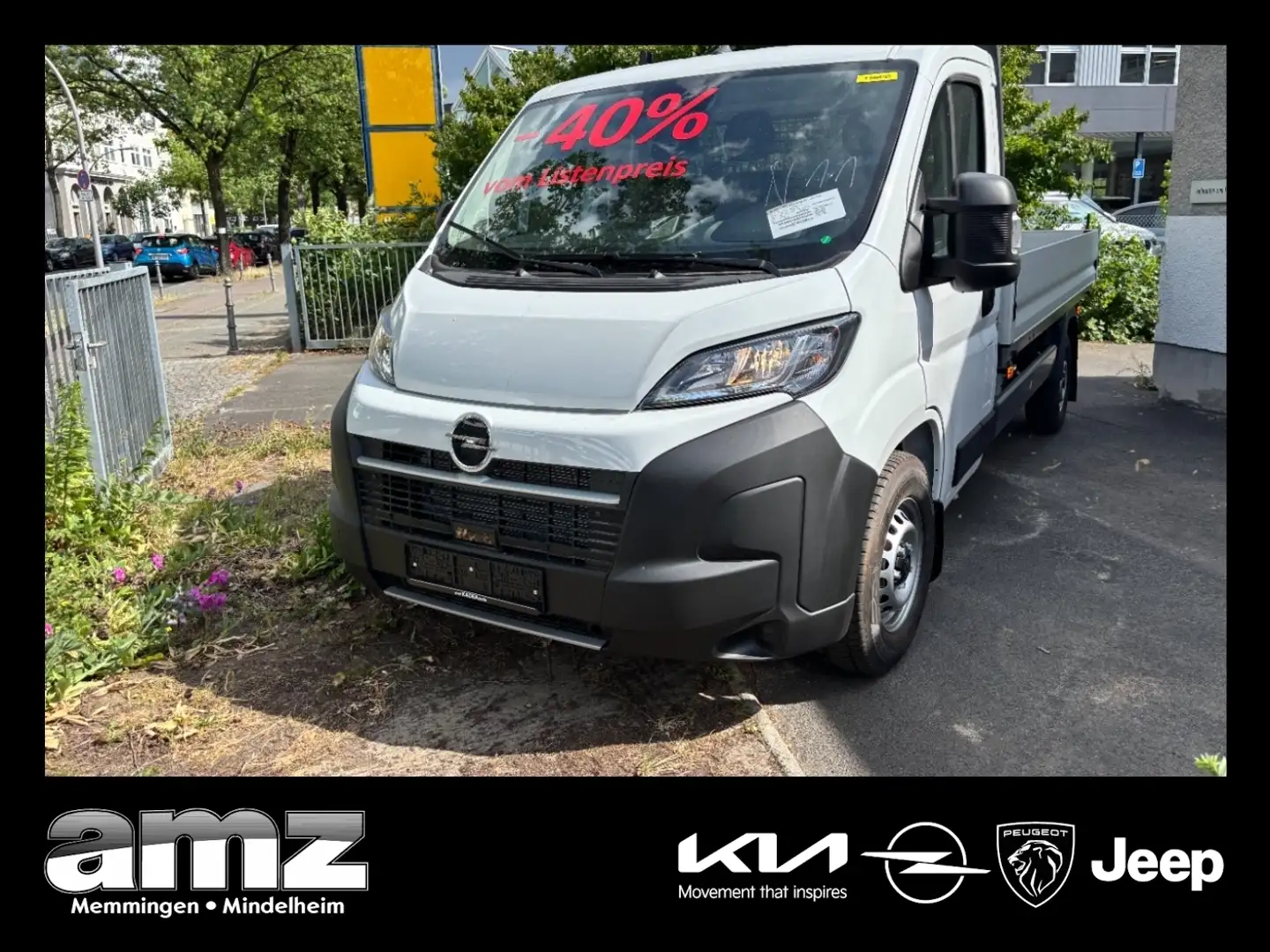 Opel Movano Pritsche L3 3.5t AHK*45%NachlassAktion* Blanc - 1