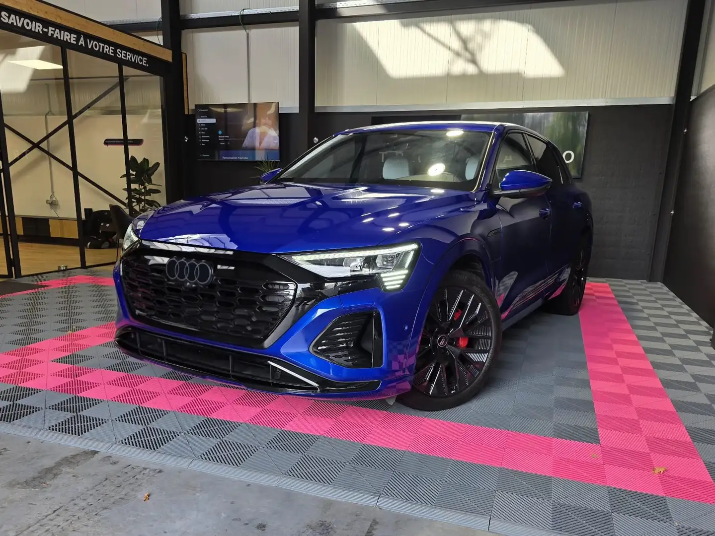 Audi Q8 e-tron Q8 Sportback e-Tron 106 kWh 55 Quattro S line Azul - 1