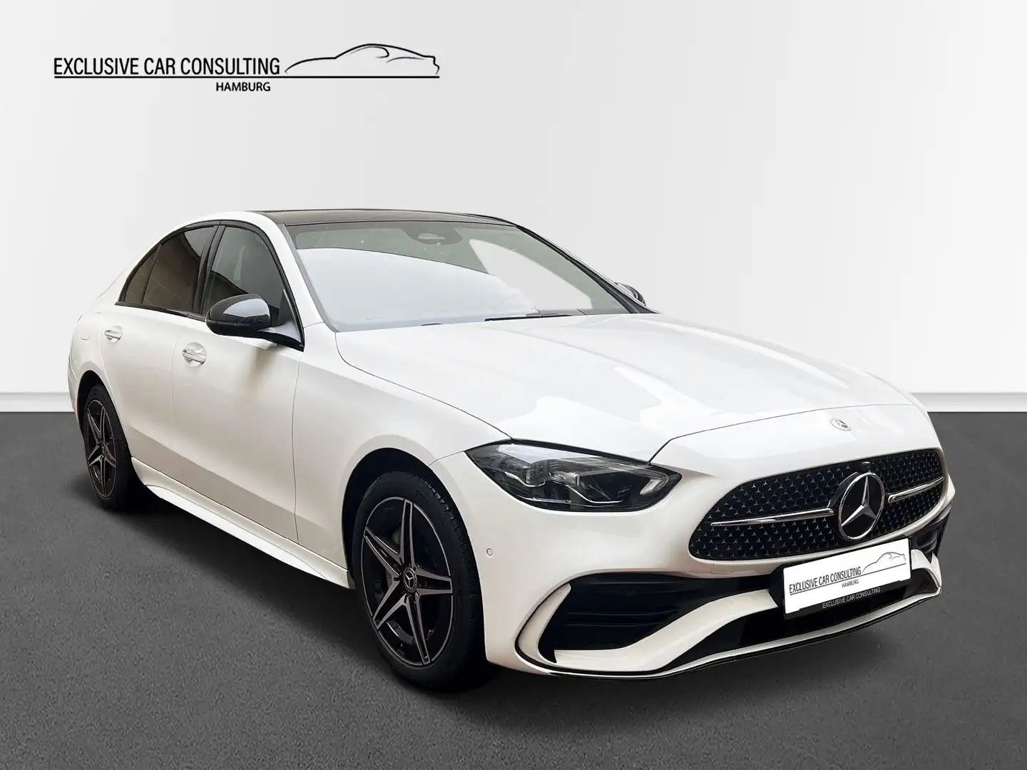 Mercedes-Benz C 300 e AMG Line *Pano *360° *Memory *Headup Blanc - 1