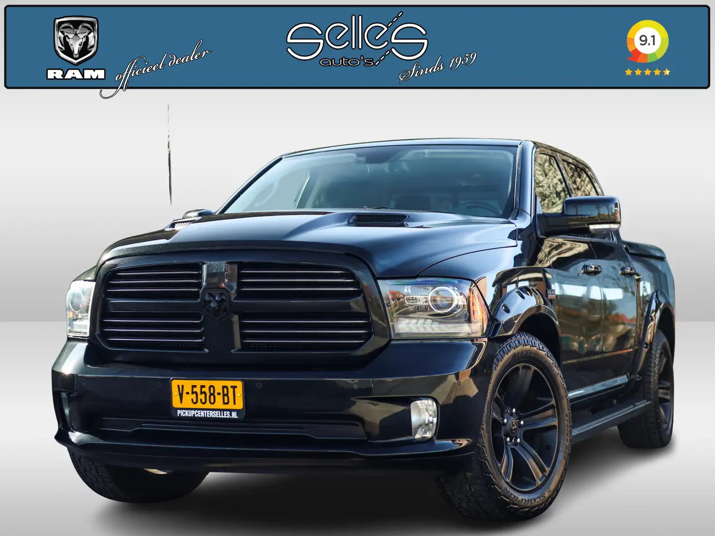 Dodge RAM 1500 5.7 V8 4x4 Crew Cab Luchtvering | 4x4 | stoel Noir - 1