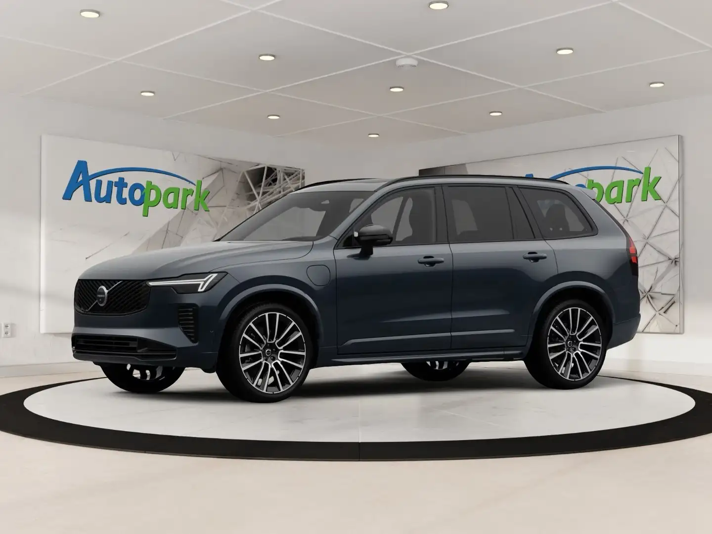 Volvo XC90 Ultra, T8 AWD Plug-in Hybrid, Elektrisch/Benzin, D Blau - 1