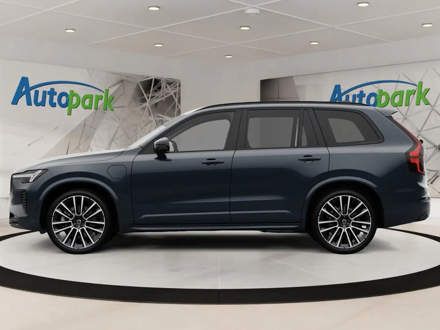 Volvo XC90 Ultra, T8 AWD Plug-in Hybrid, Elektrisch/Benzin, D Blau - 2
