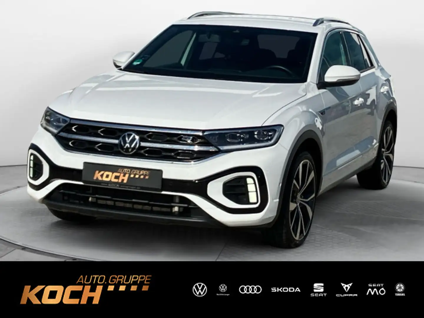 Volkswagen T-Roc 2.0TDI R-Line Navi LED AHK ACC Blanc - 1