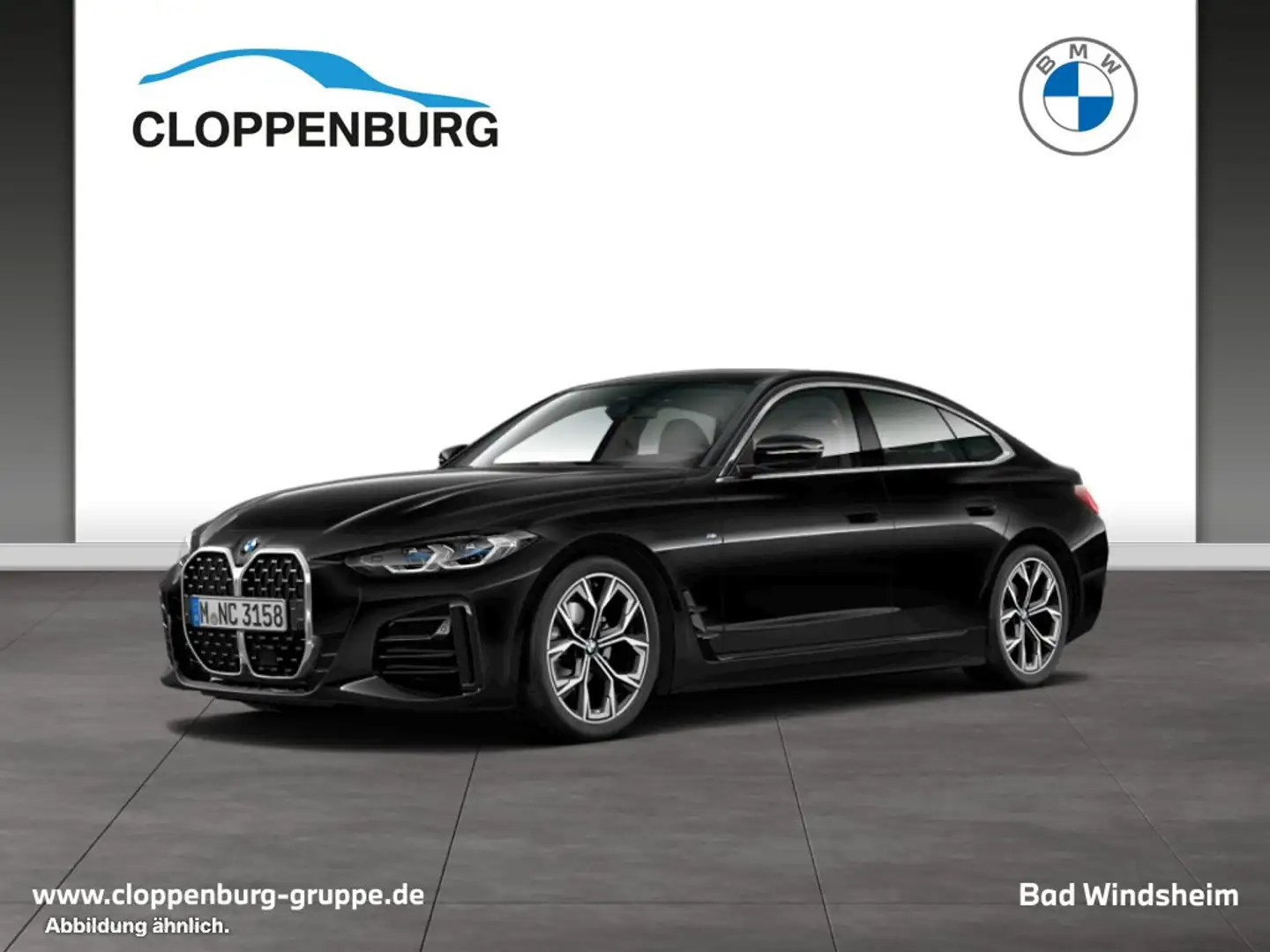 BMW 420 d Gran Coupé M Sport HK HiFi DAB WLAN Shz Noir - 1