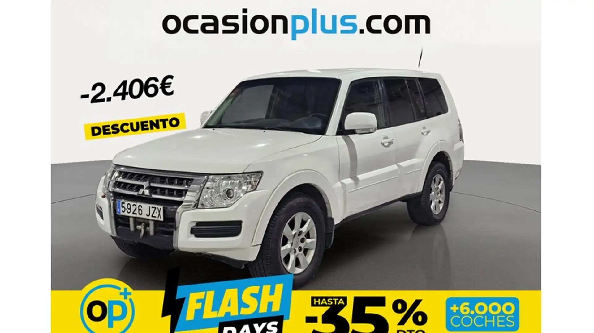 Mitsubishi Montero 3.2DI-D Spirit 5AT 190 Weiß - 1