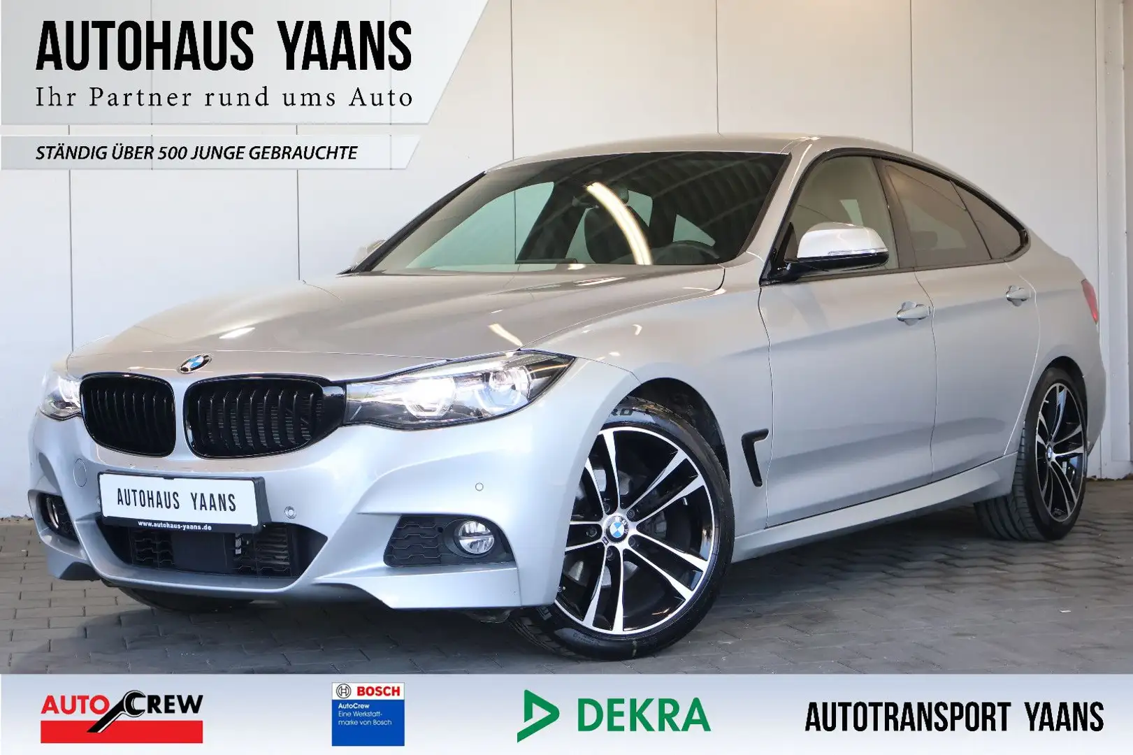 BMW 320 320 d GT M Sport AID+ACC+SIDE+HUD+LED+KEY+19" Silber - 1