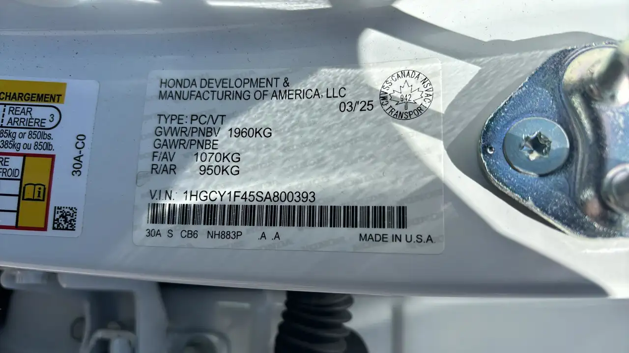 Honda Accord снимка Honda Accord