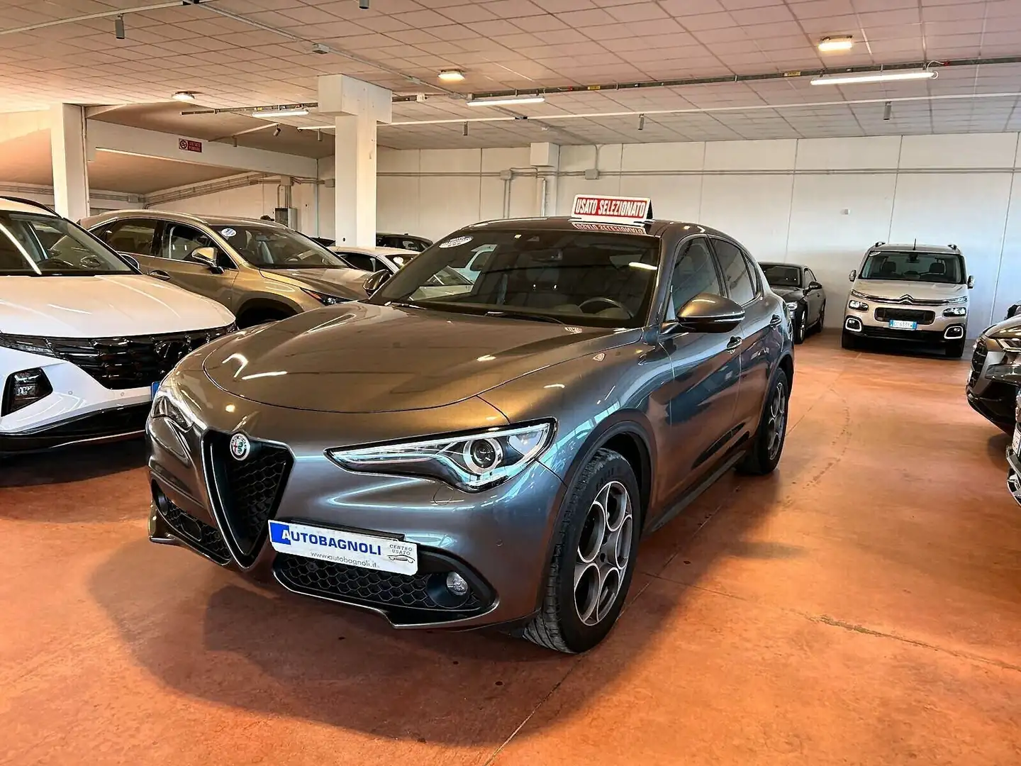 Alfa Romeo Stelvio SPRINT 2.2 Turbodiesel AT8 Q4 SPOTICAR Grigio - 1