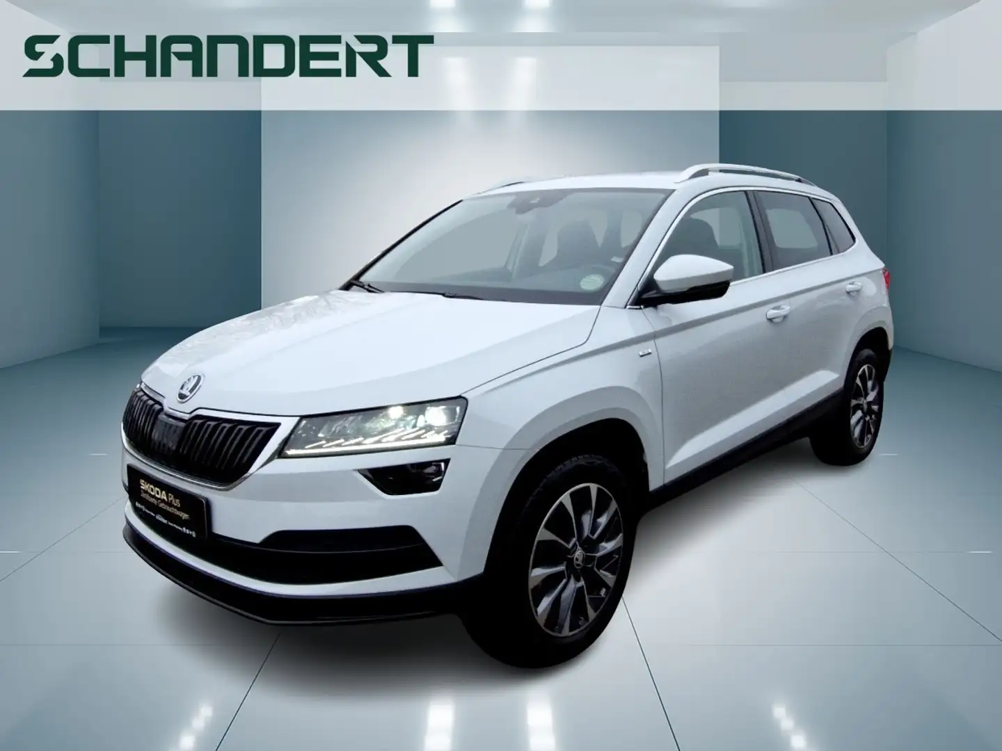 Skoda Karoq 1.5 TSI Drive LED AHK Navi 4xSitzhzg ACC Weiß - 1