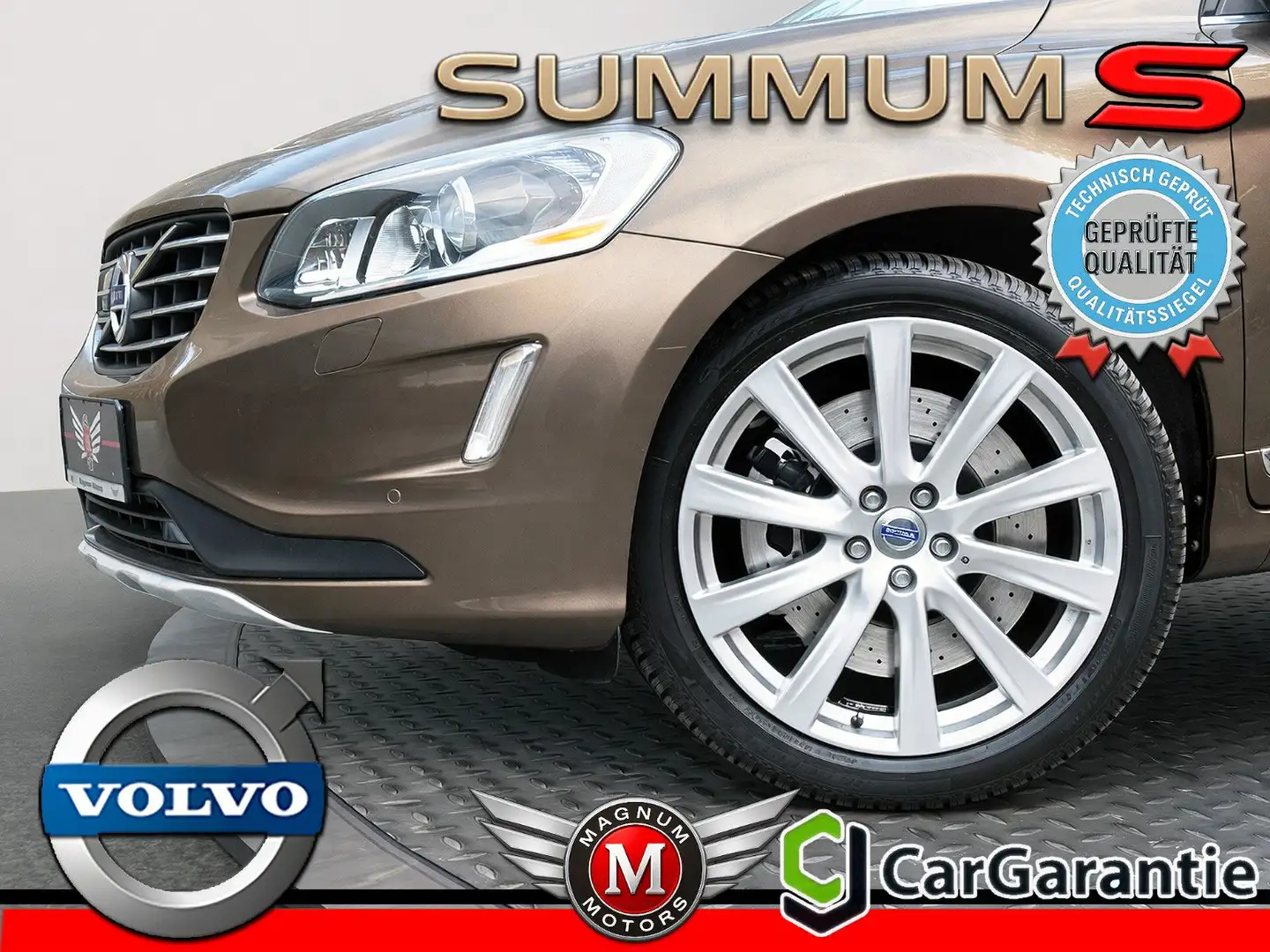 Volvo XC60 2.4 D5 SUMMUM S *Aut.*Leder*Pano.*AHK*360° Braun - 1