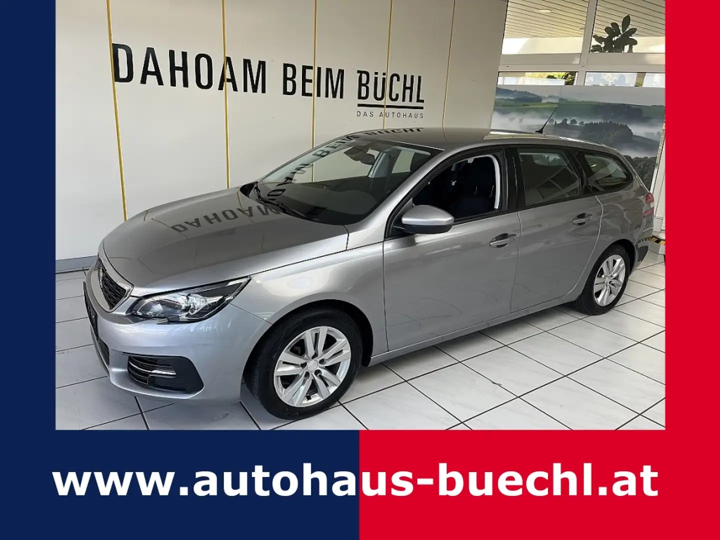 Peugeot 308 SW 1,5 BlueHDI 130 Active S&S Silber - 1