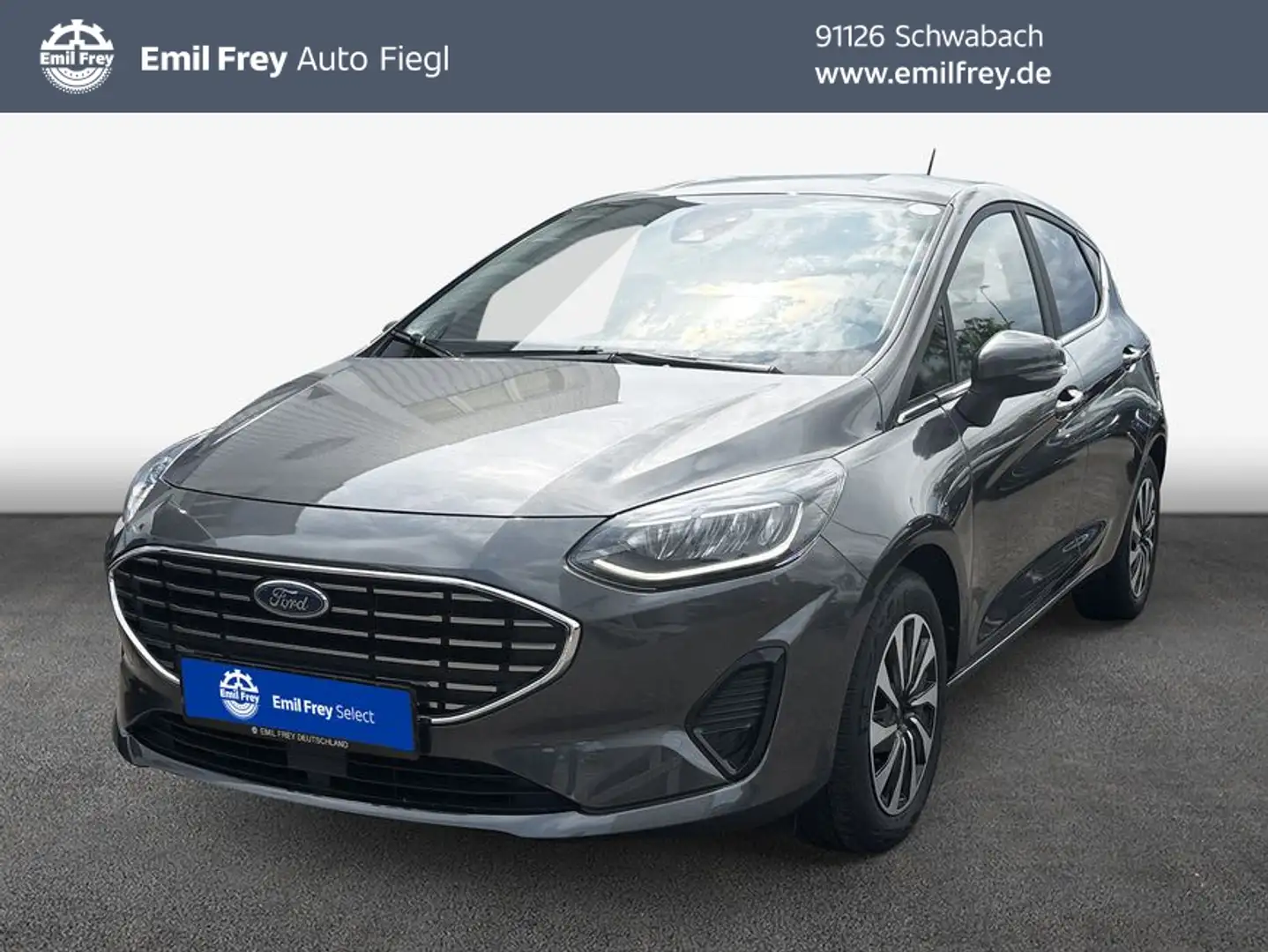 Ford Fiesta 1.0 EcoBoost Hybrid S&S TITANIUM X Gris - 1