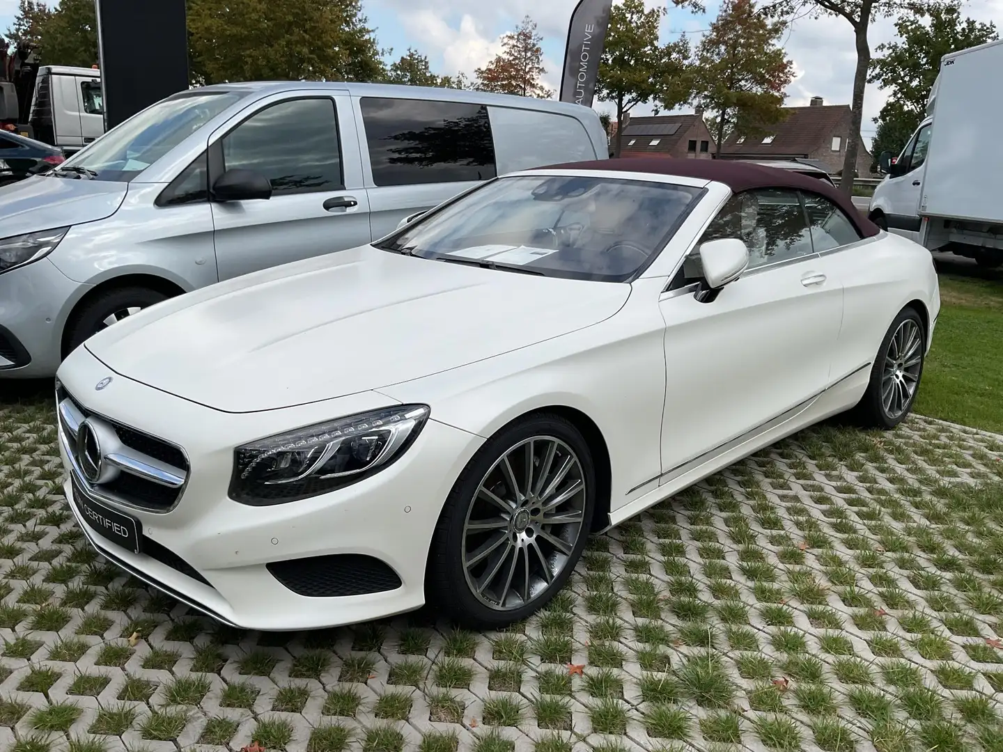 Mercedes-Benz S 500 Cabriolet AMG LINE | ADAPTIVE CRUISE CONTROL | BLI Weiß - 1