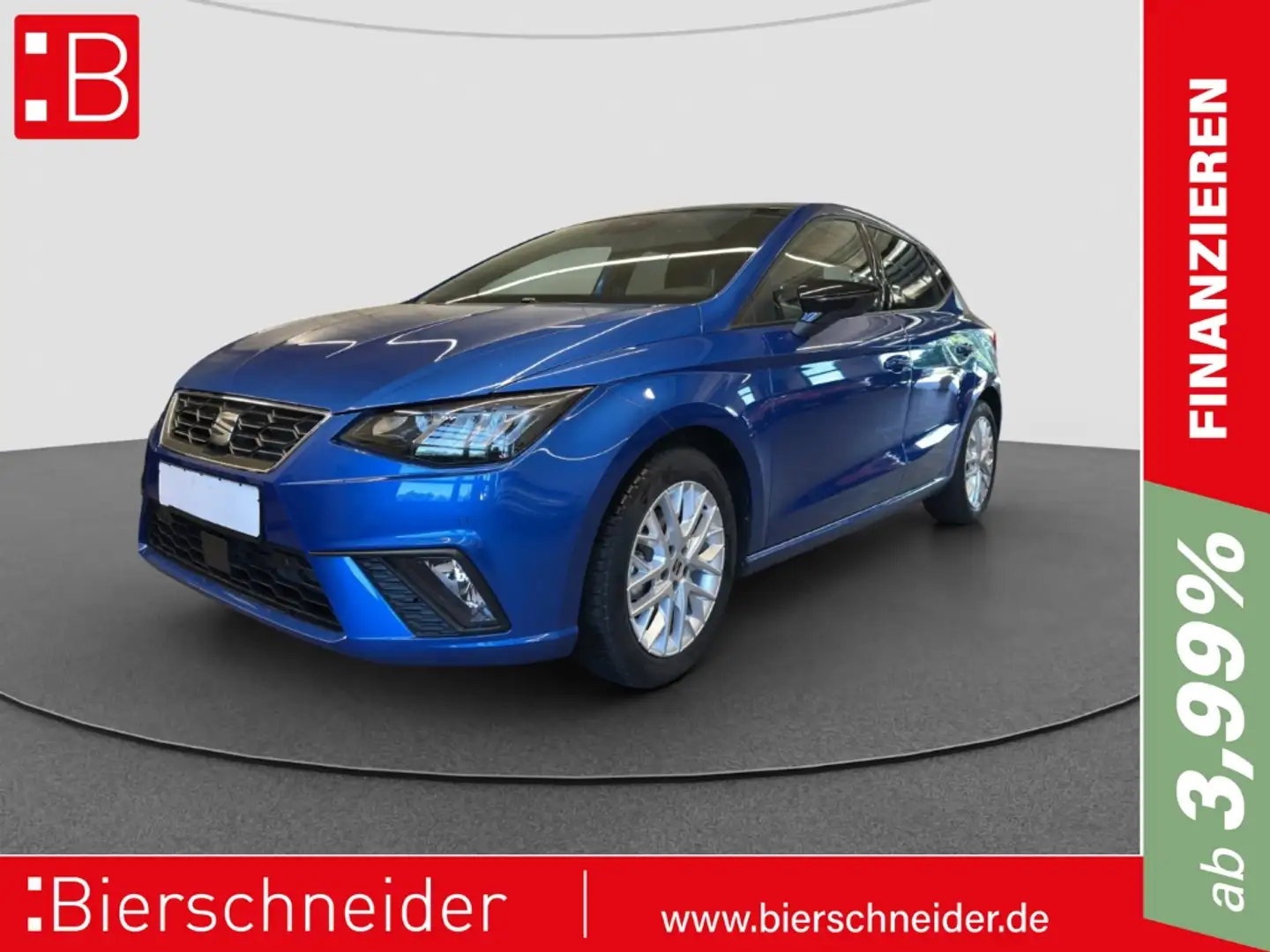 SEAT Ibiza 1.0 TSI DSG FR AB 149EUR PANO REAR VIEW LINK Blau - 1