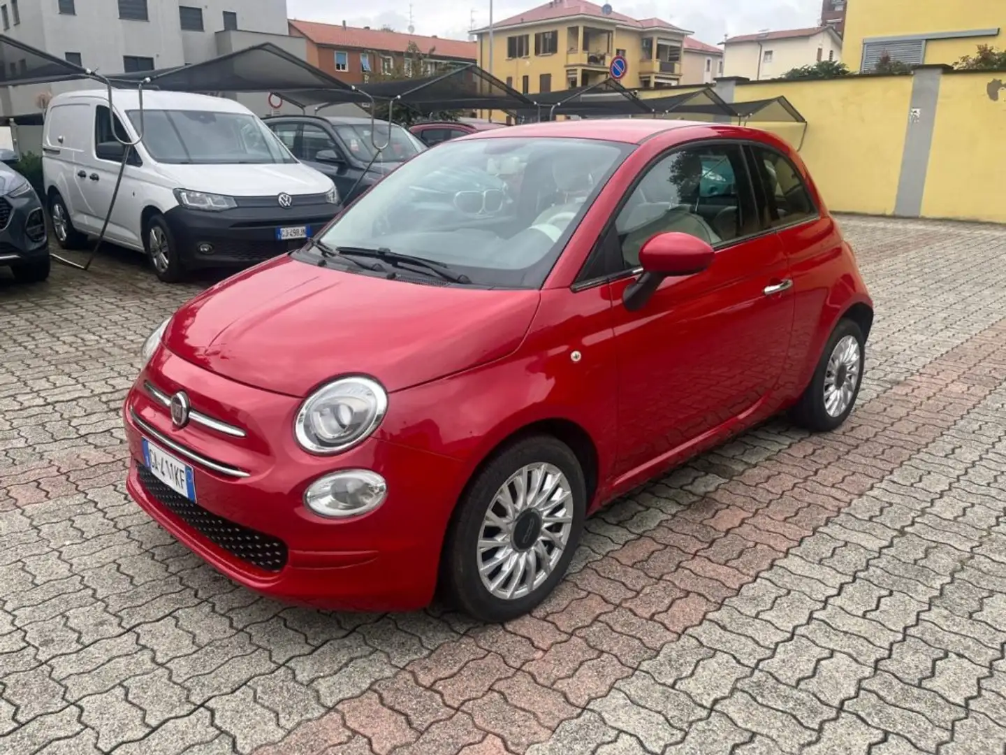 Fiat 500 1.2 Lounge Rouge - 1