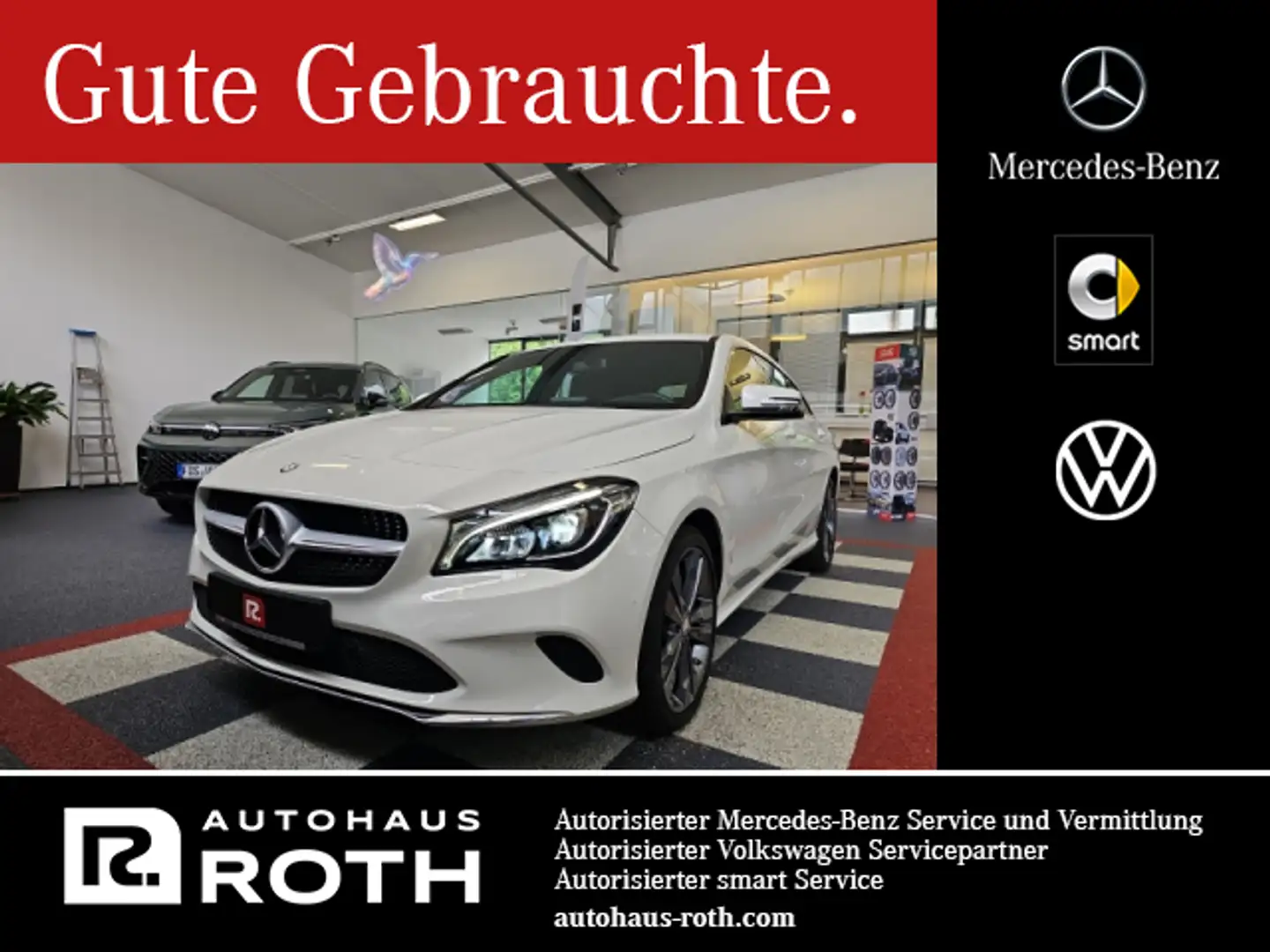 Mercedes-Benz CLA 180 CLA 180 Shooting Brake Score Urban/Autom./Klima White - 1