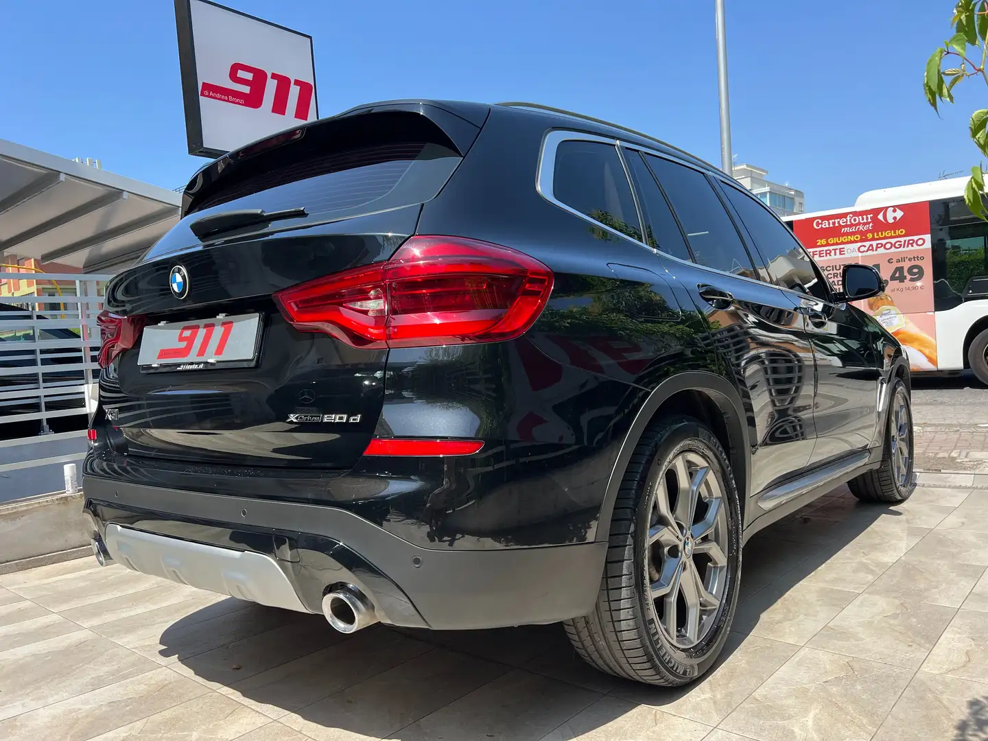 BMW X3 xdrive20d xLine 190cv auto 19" Perfetta Nero - 1