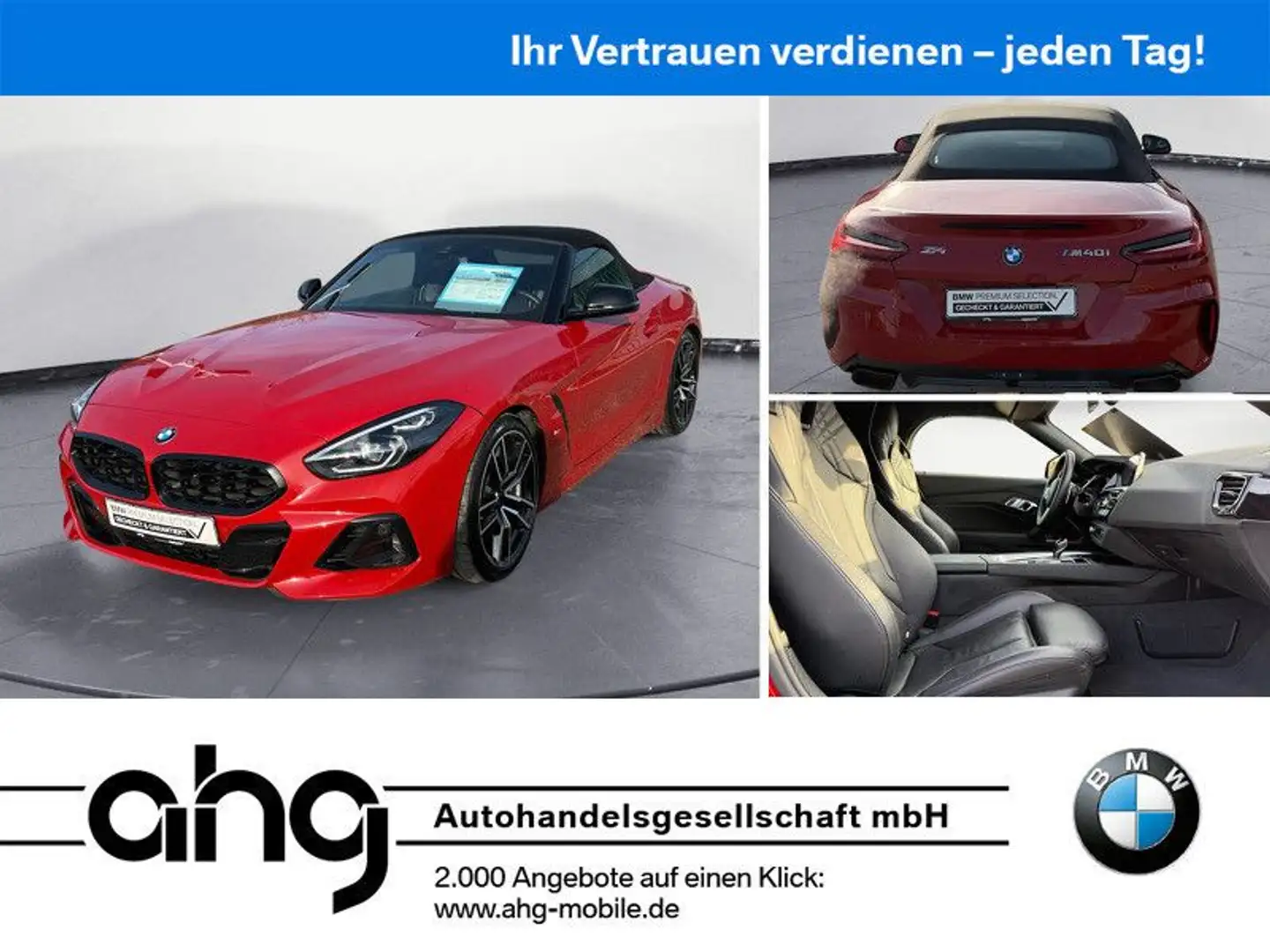 BMW Sonstige Z4 M40i Cabrio Sport Aut. Klimaaut. PDC HIFI Schwarz - 1
