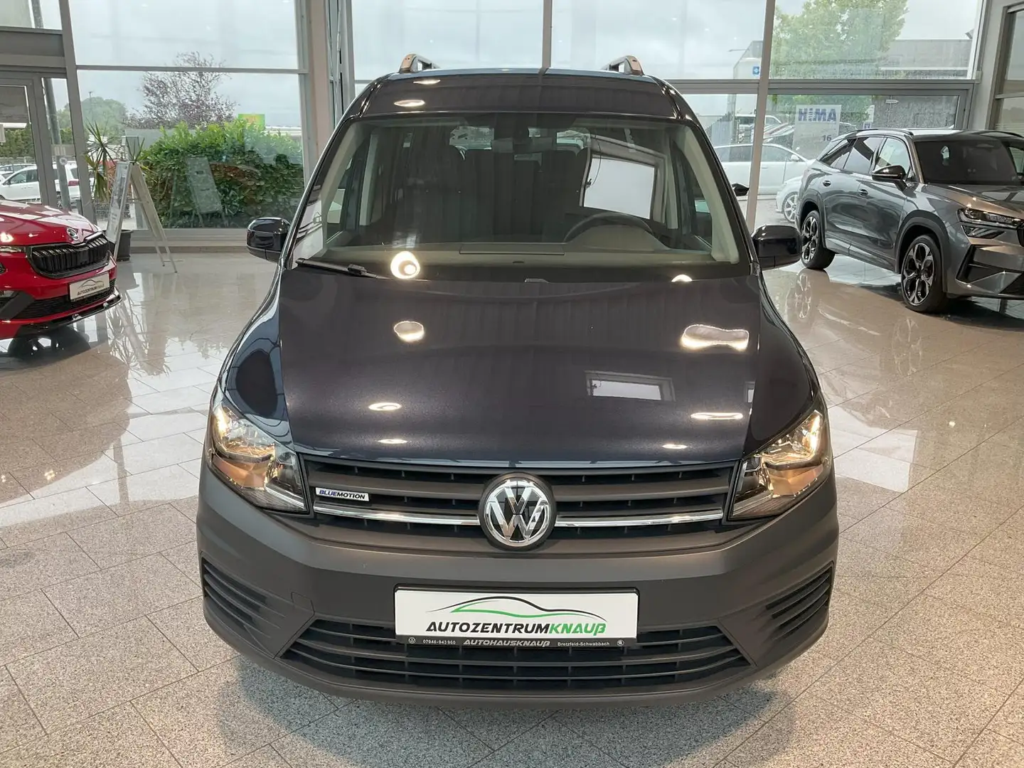 Volkswagen Caddy 1.4TGI Benzin/CNG Maxi 7-Sitzer App-Connect GRA+ E Blau - 2