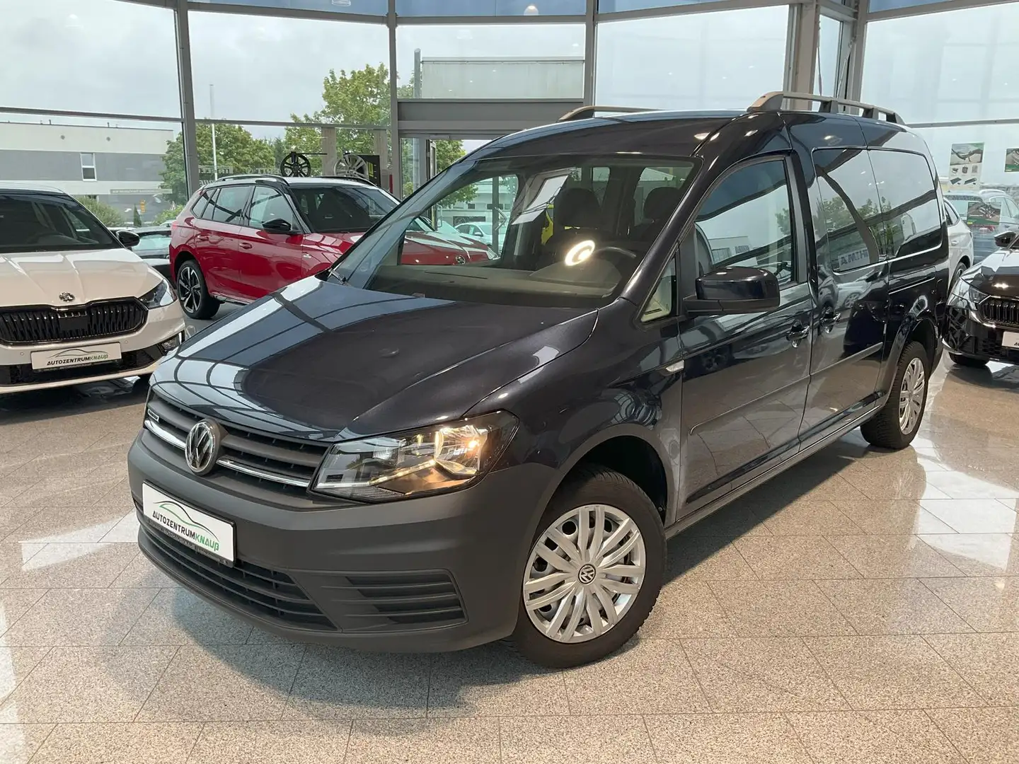 Volkswagen Caddy 1.4TGI Benzin/CNG Maxi 7-Sitzer App-Connect GRA+ E Blau - 1