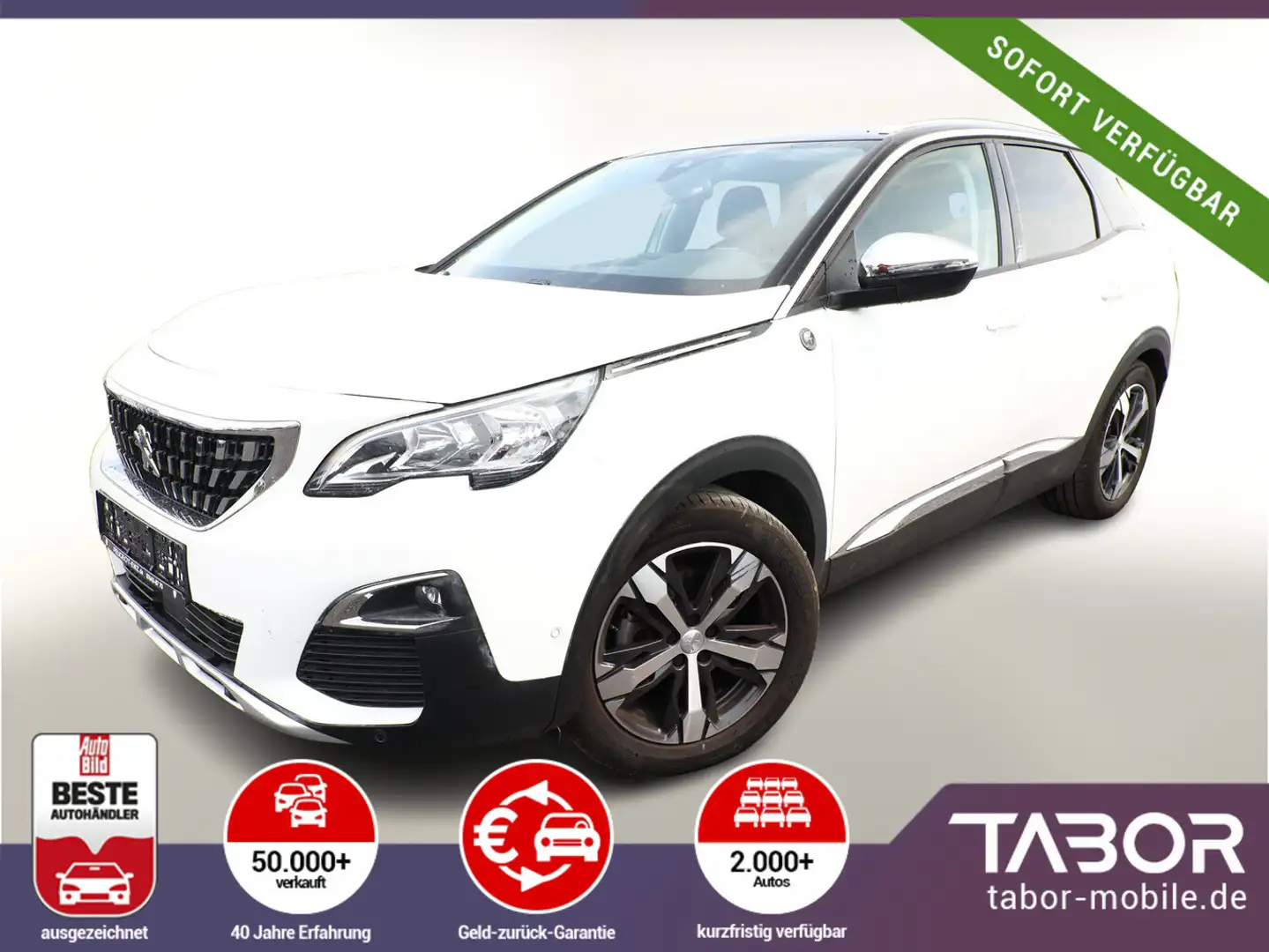 Peugeot 3008 1.2 PureTech 130 Aut. Crossway Nav eHk ACC Weiß - 1