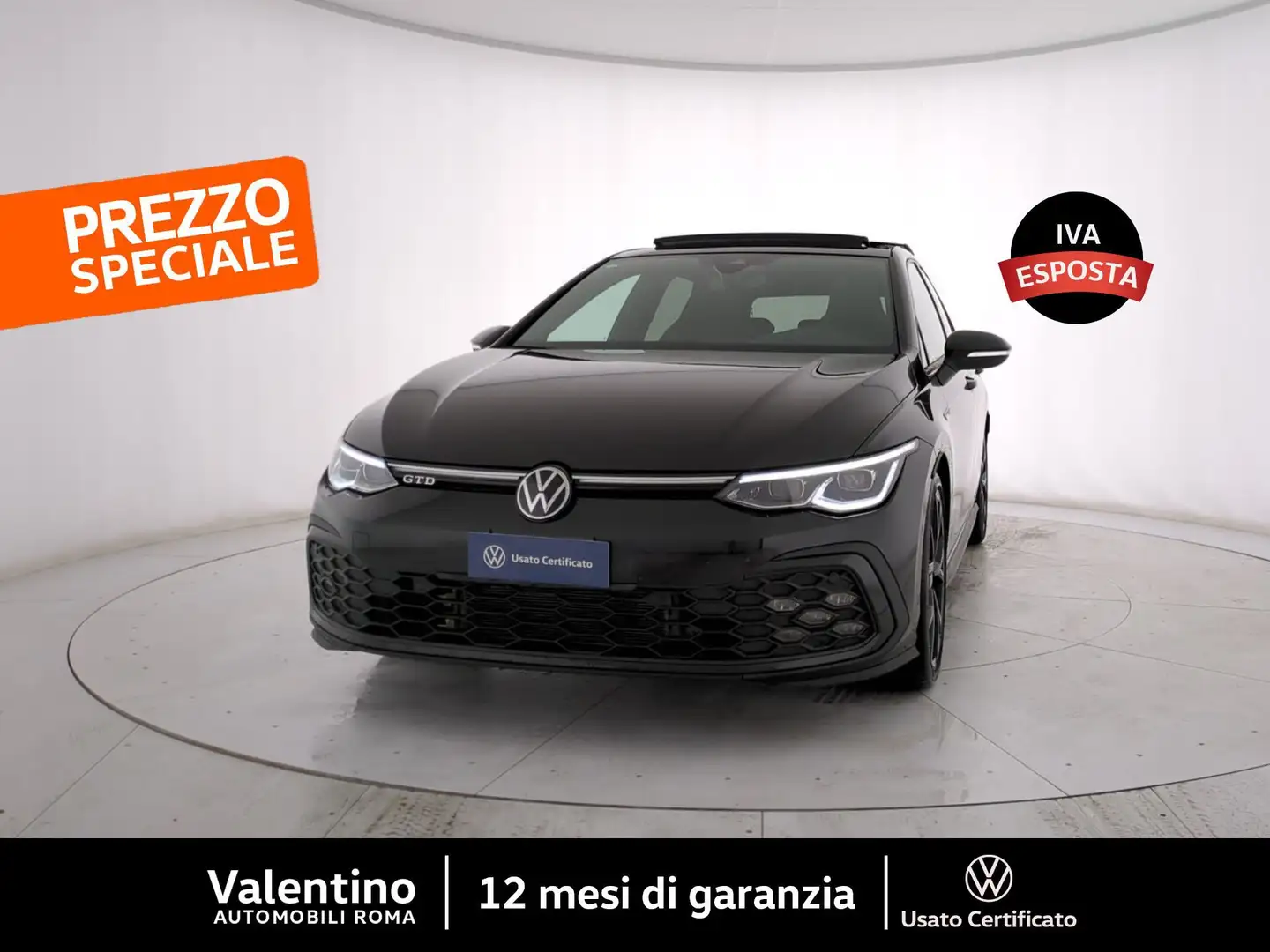 Volkswagen Golf GTD Golf 2.0 TDI GTD DSG Nero - 1