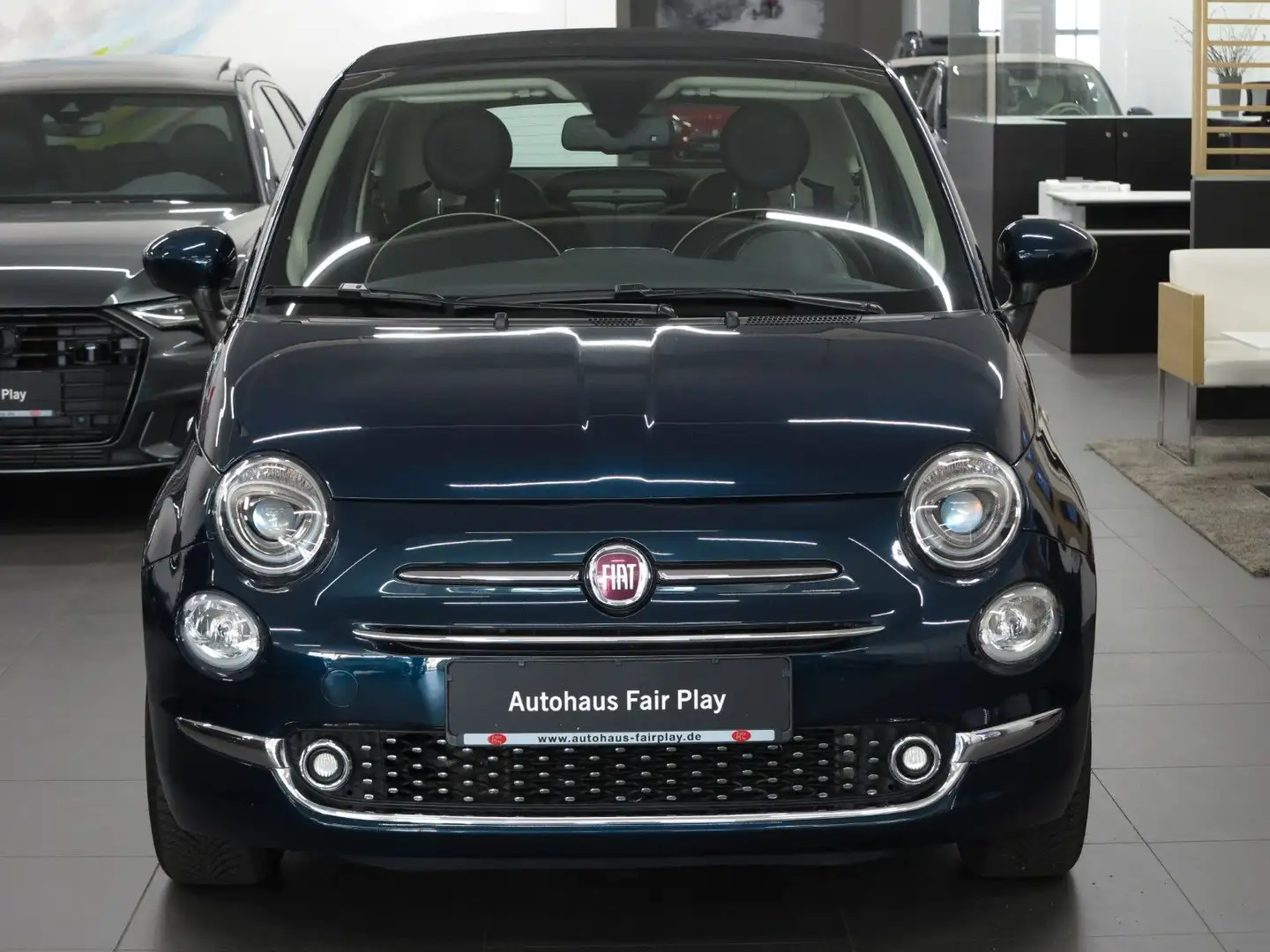 Fiat 500C Lounge Aut. Klimaaut./PDC/Top! Blau - 2