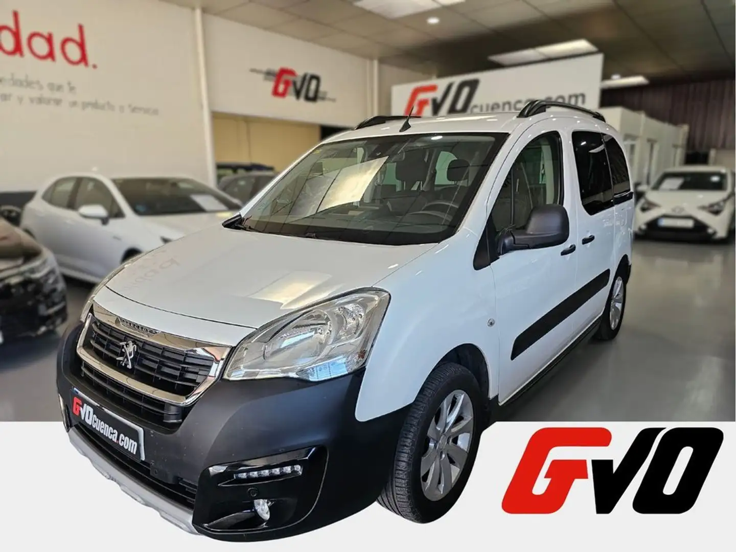 Peugeot Partner Tepee 1.6BlueHDI Adventure Ed. 100 Blanc - 1