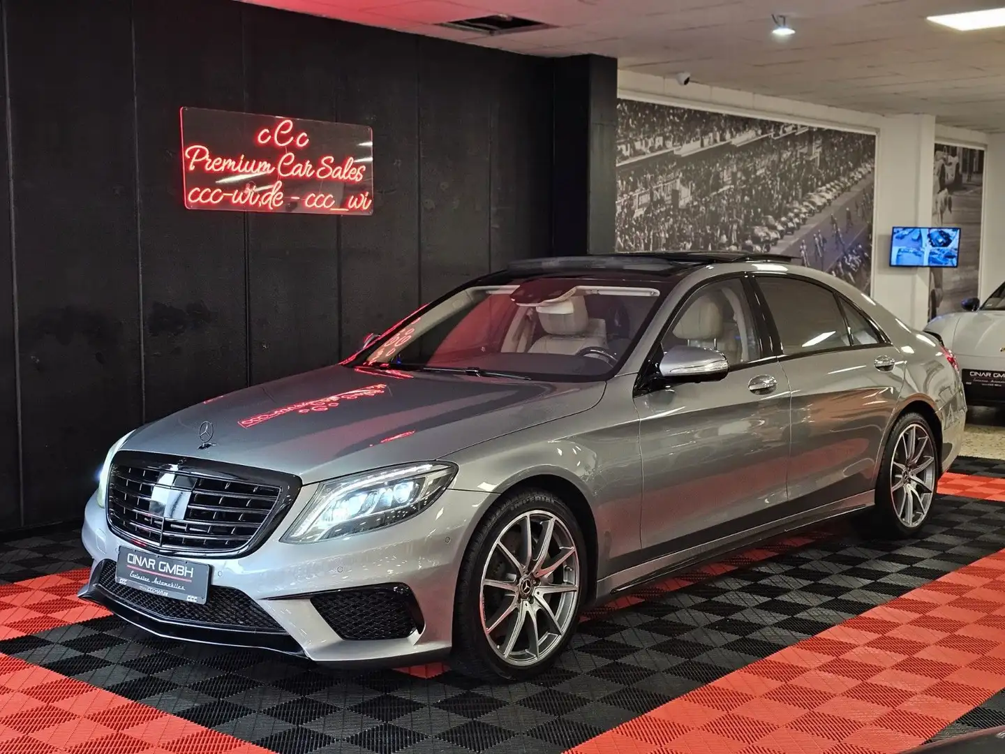Mercedes-Benz S 500 LANG/LONG *AMG-LINE* (BURM-HIGH/MASSAGE/TV Silver - 1