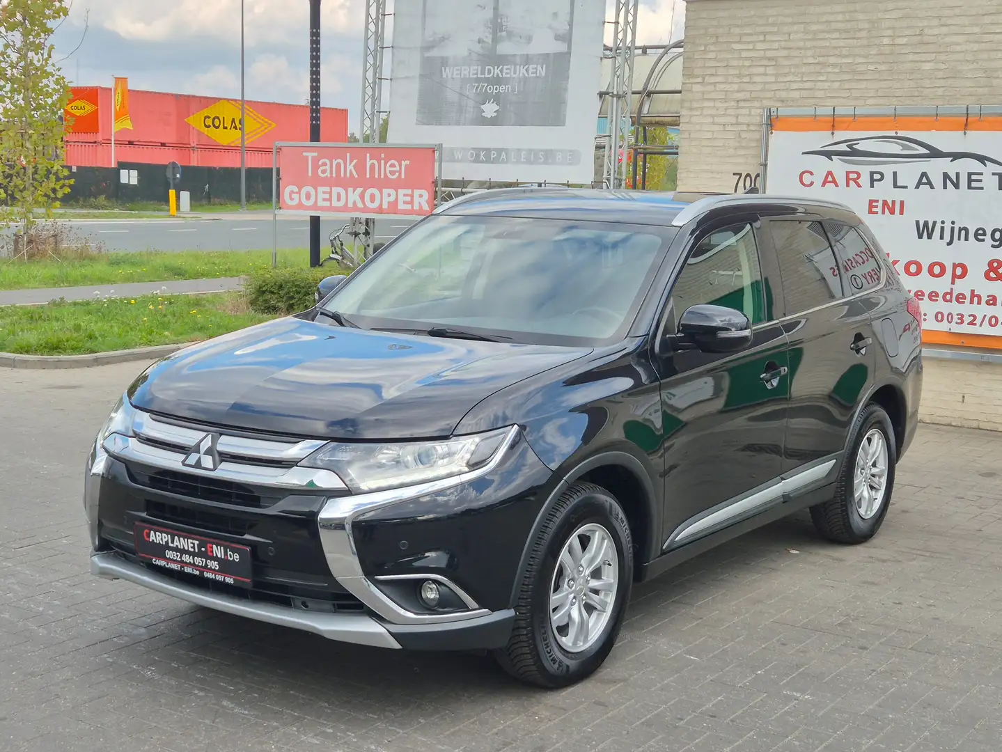 Mitsubishi Outlander 2.0 Benzien Euro6 Met Keuring Carpass en Garantie Noir - 1