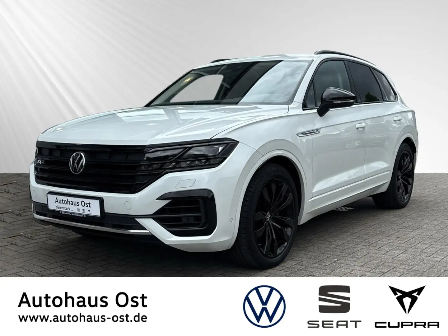 Volkswagen Touareg 3.0 V6 TDI Atmosphere 4Motion Klima Navi Leder Weiß - 1